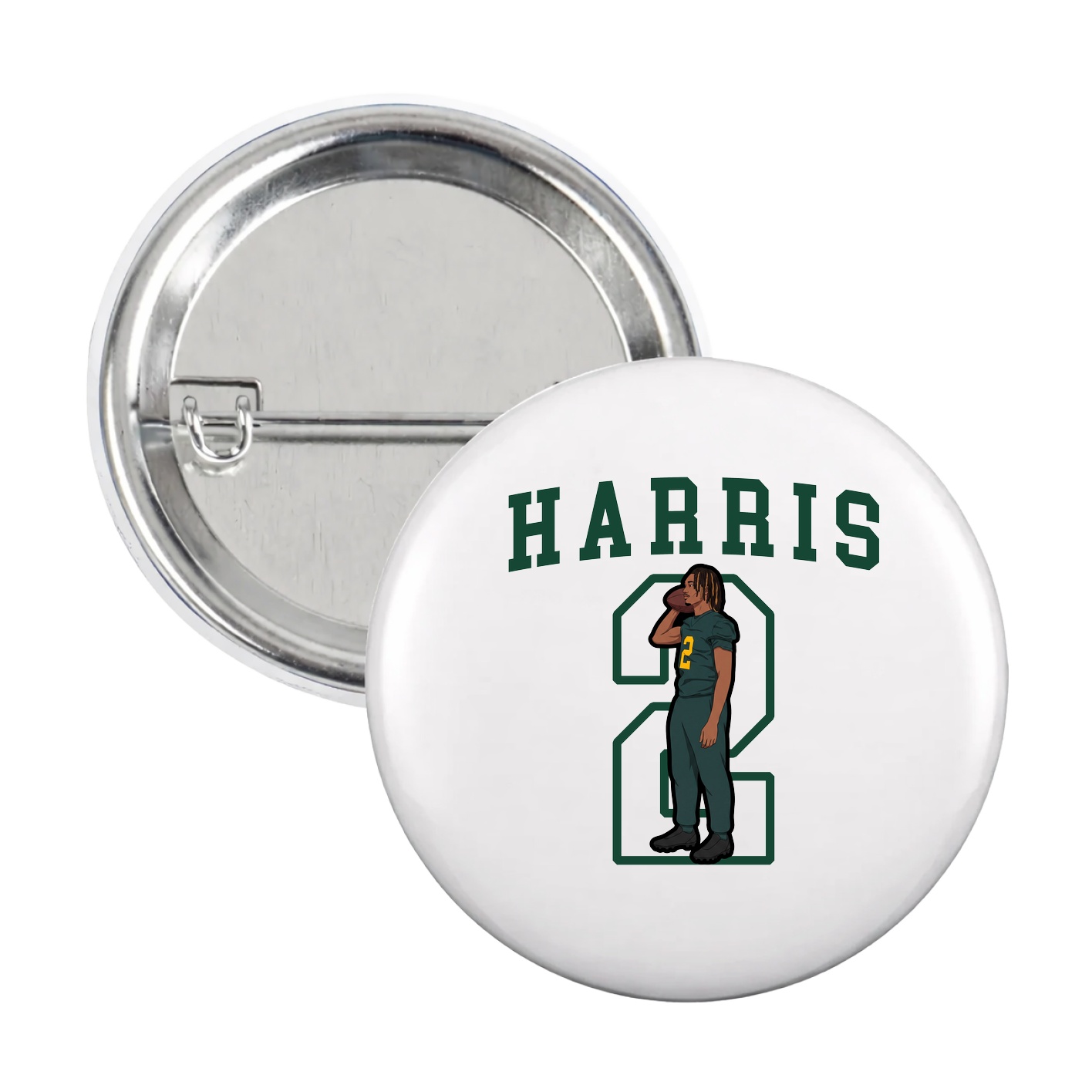 Game Day Button — Shirsey in White