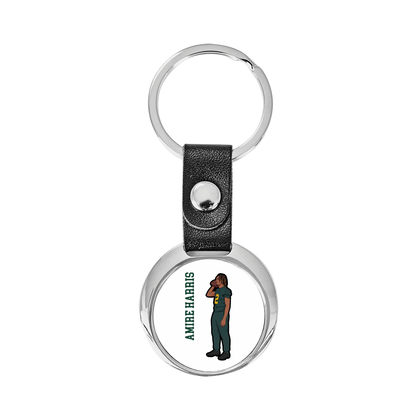 Key Chain — Name Vertical in Classic