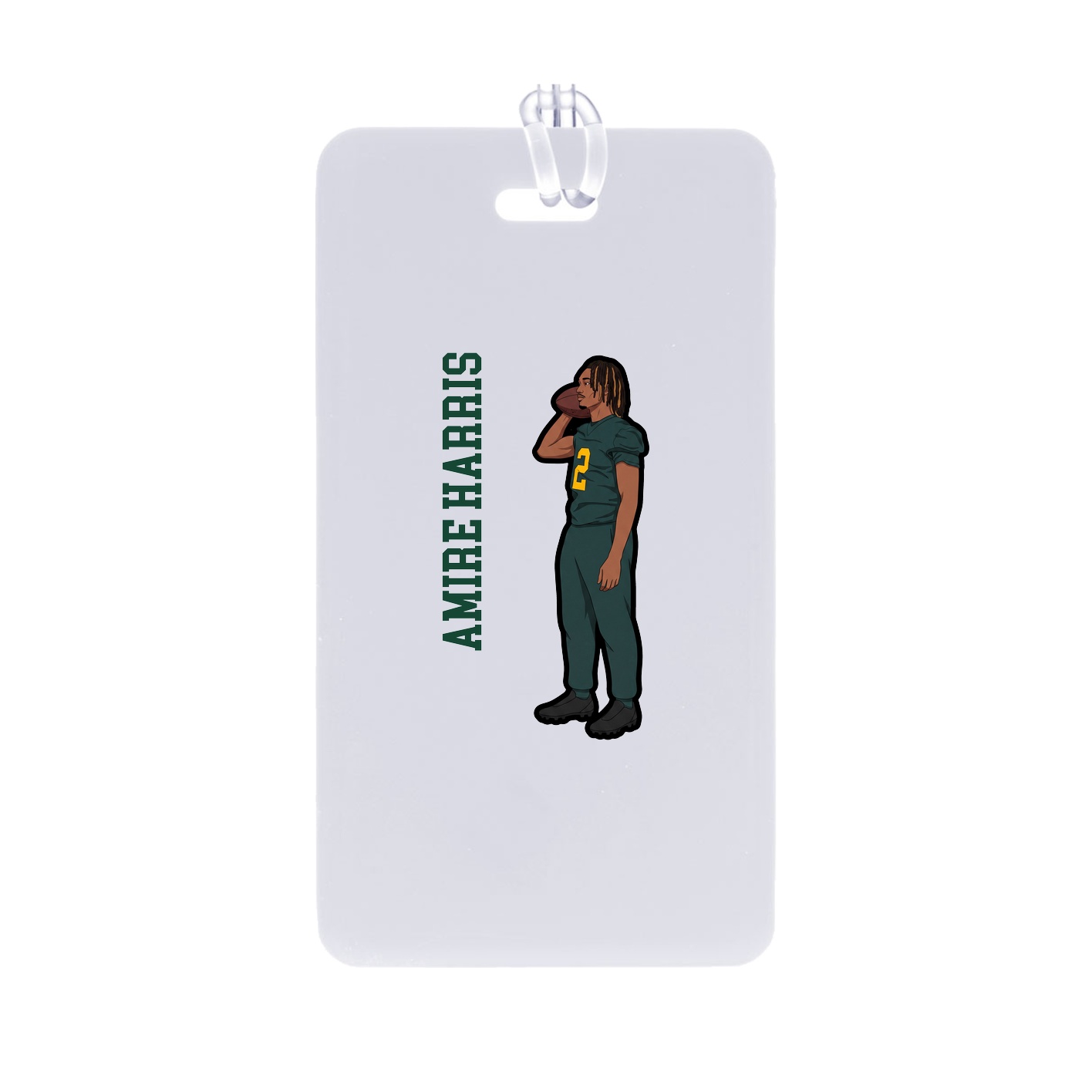 Bag Tag — Name Vertical in Classic