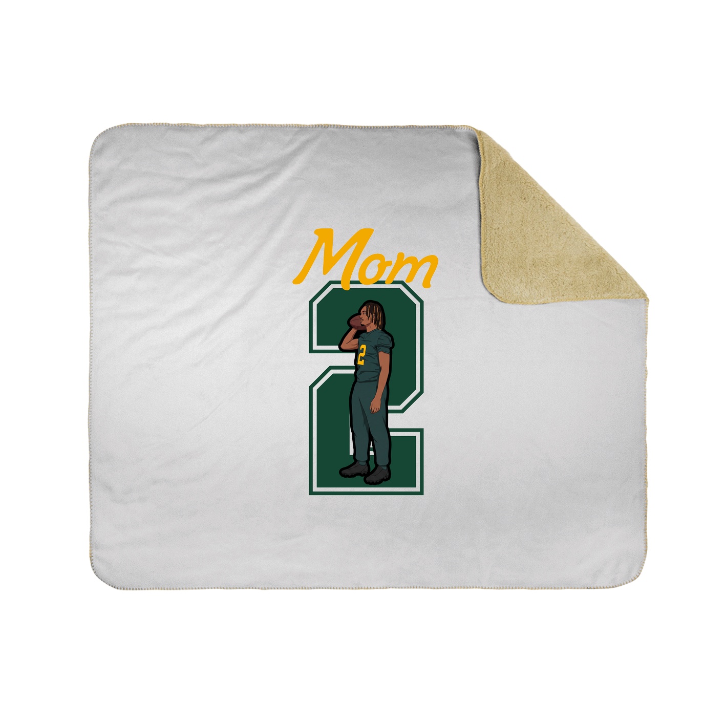 Throw Blanket — Mothers Day Shirsey in White