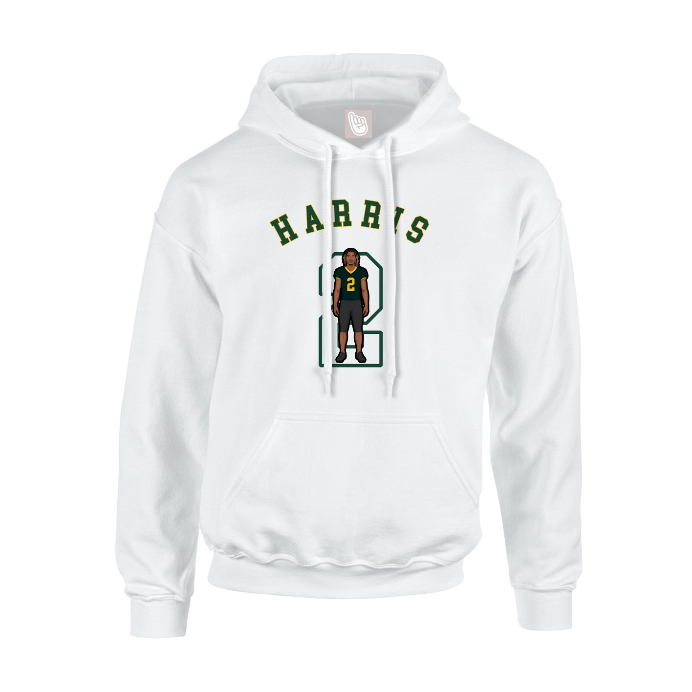 Hoodie — Shirsey Arch in White