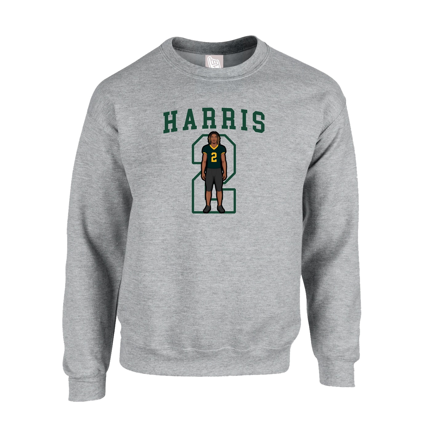 Fleece Crew — Shirsey in Grey