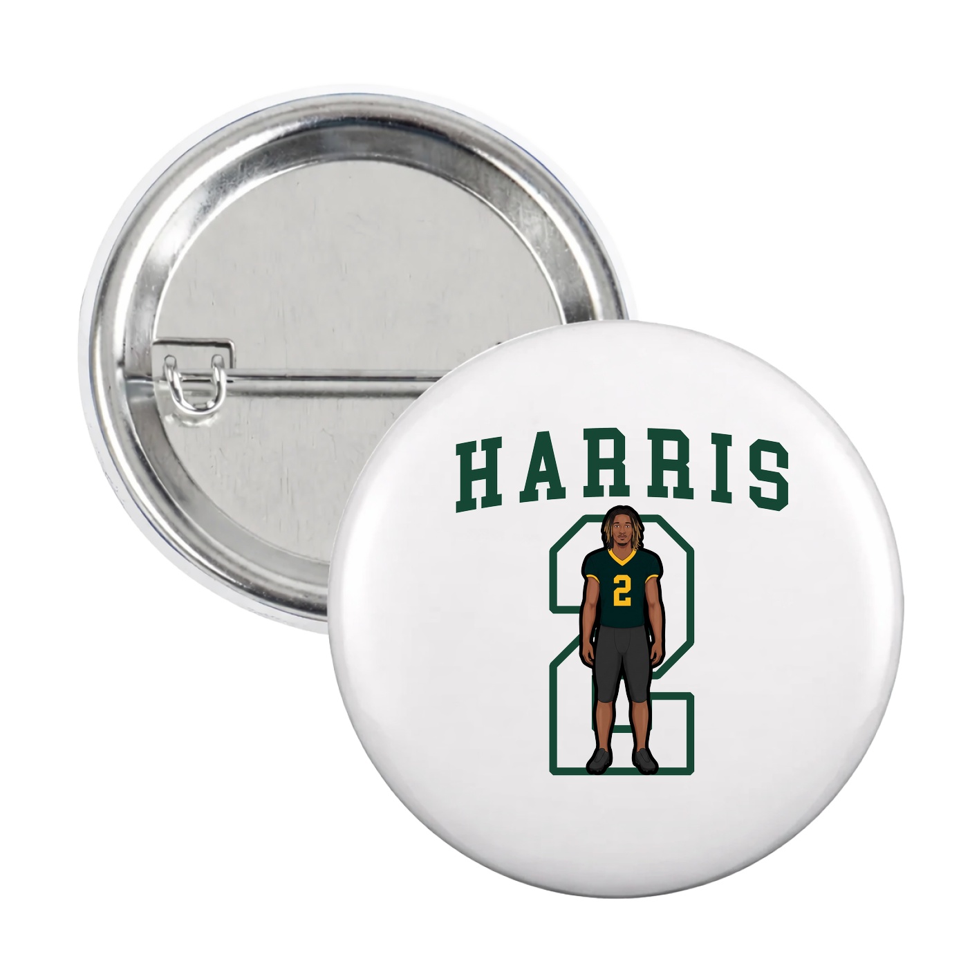 Game Day Button — Shirsey in White