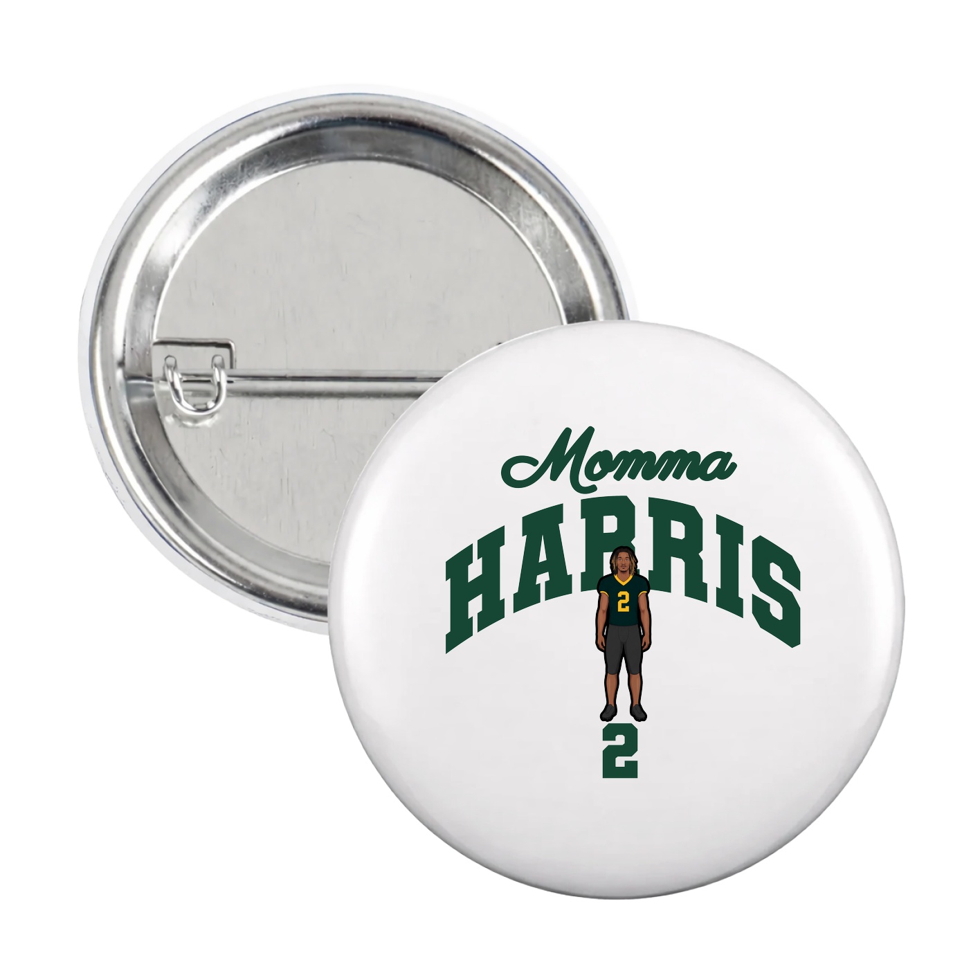 Game Day Button — Mothers Day Arch in White