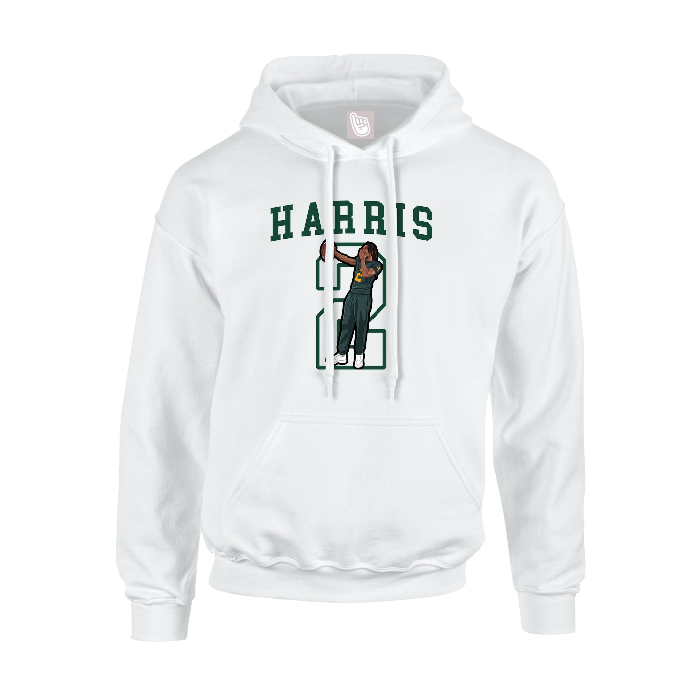 Hoodie — Shirsey in White