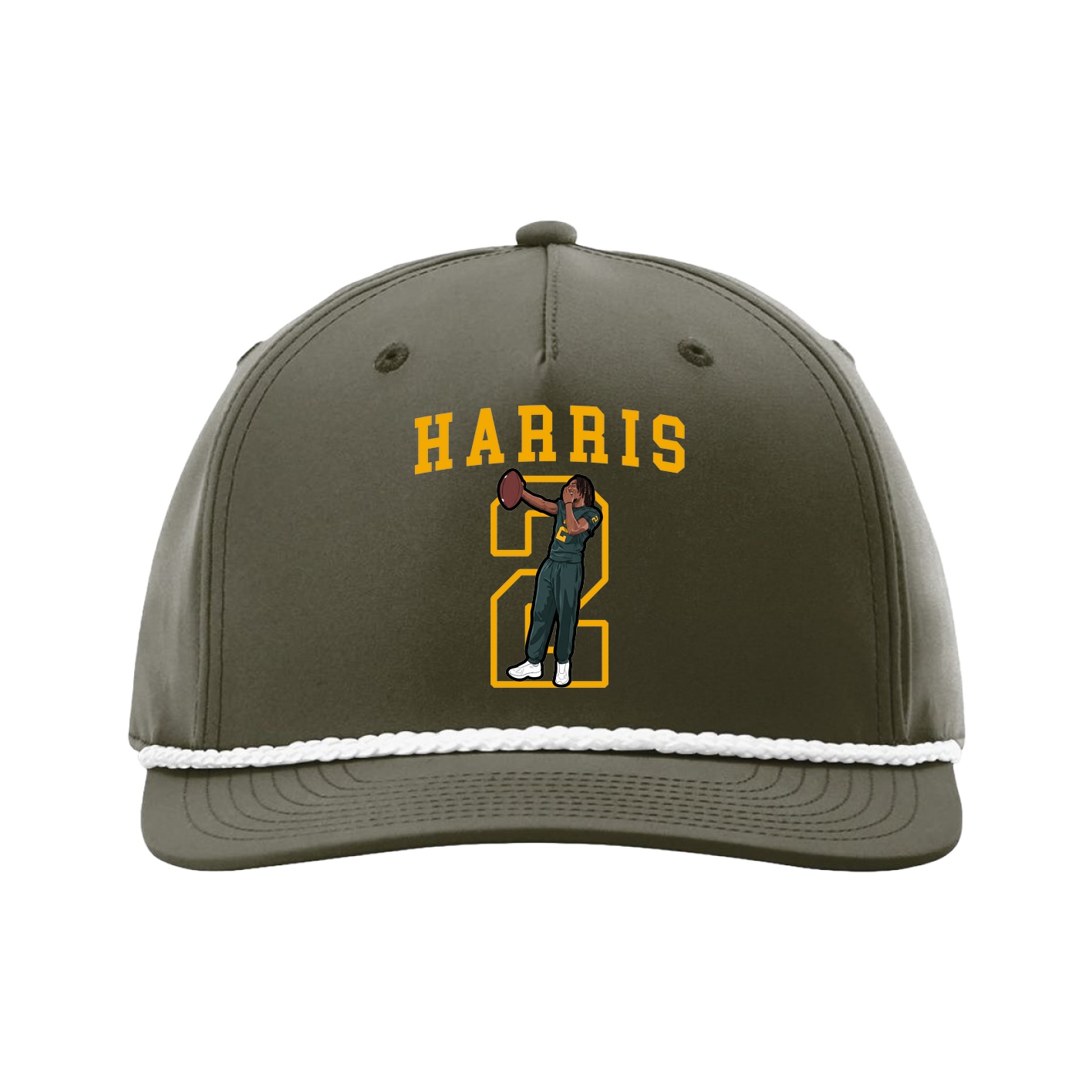 Five-Panel Classic Rope Cap — Shirsey in Green