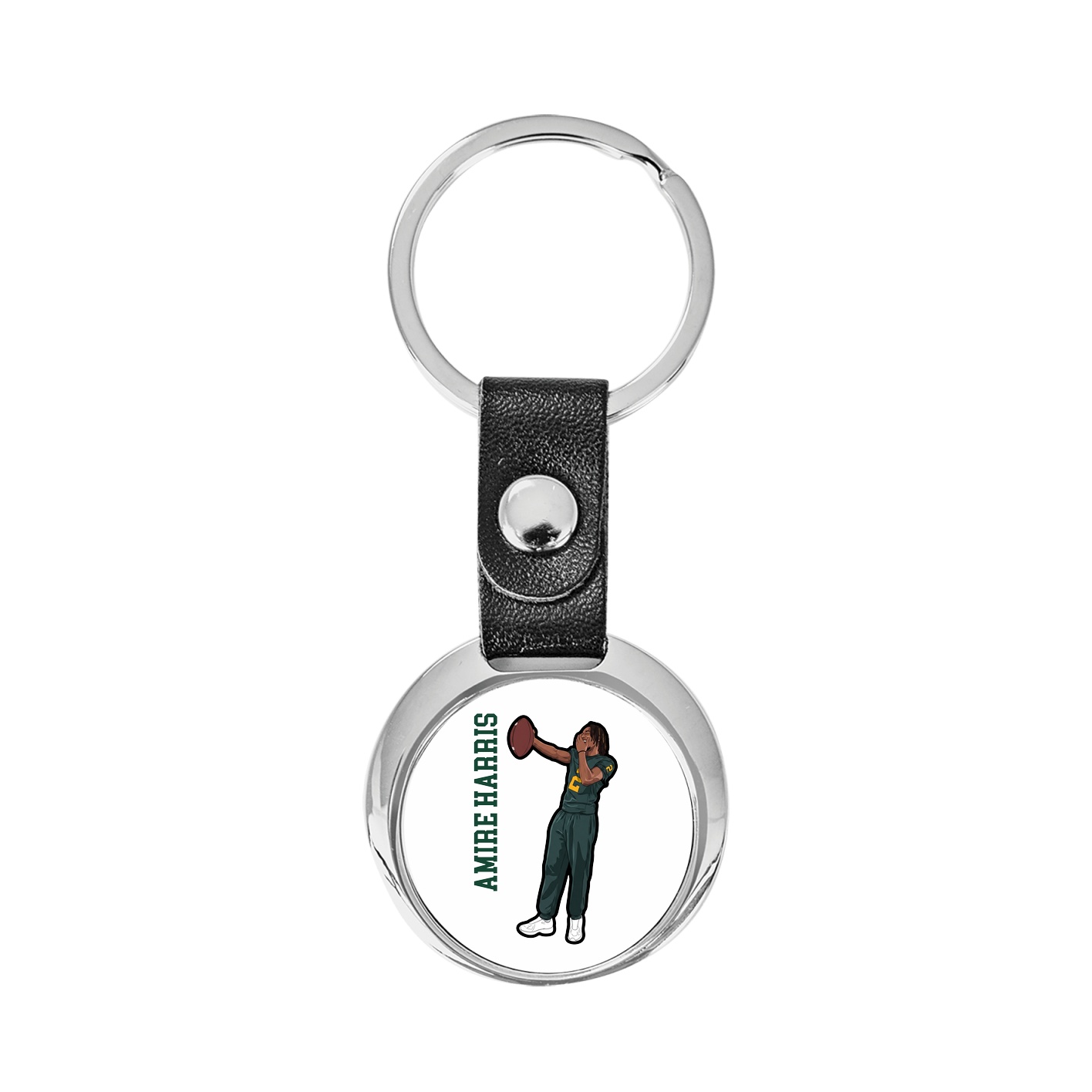 Key Chain — Name Vertical in Classic