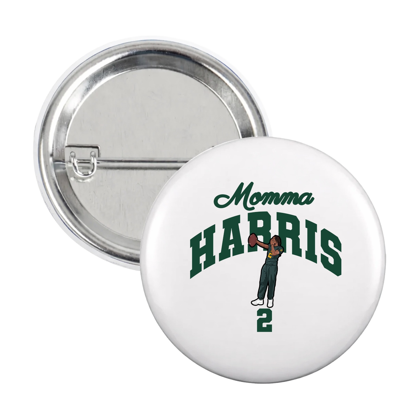 Game Day Button — Mothers Day Arch in White