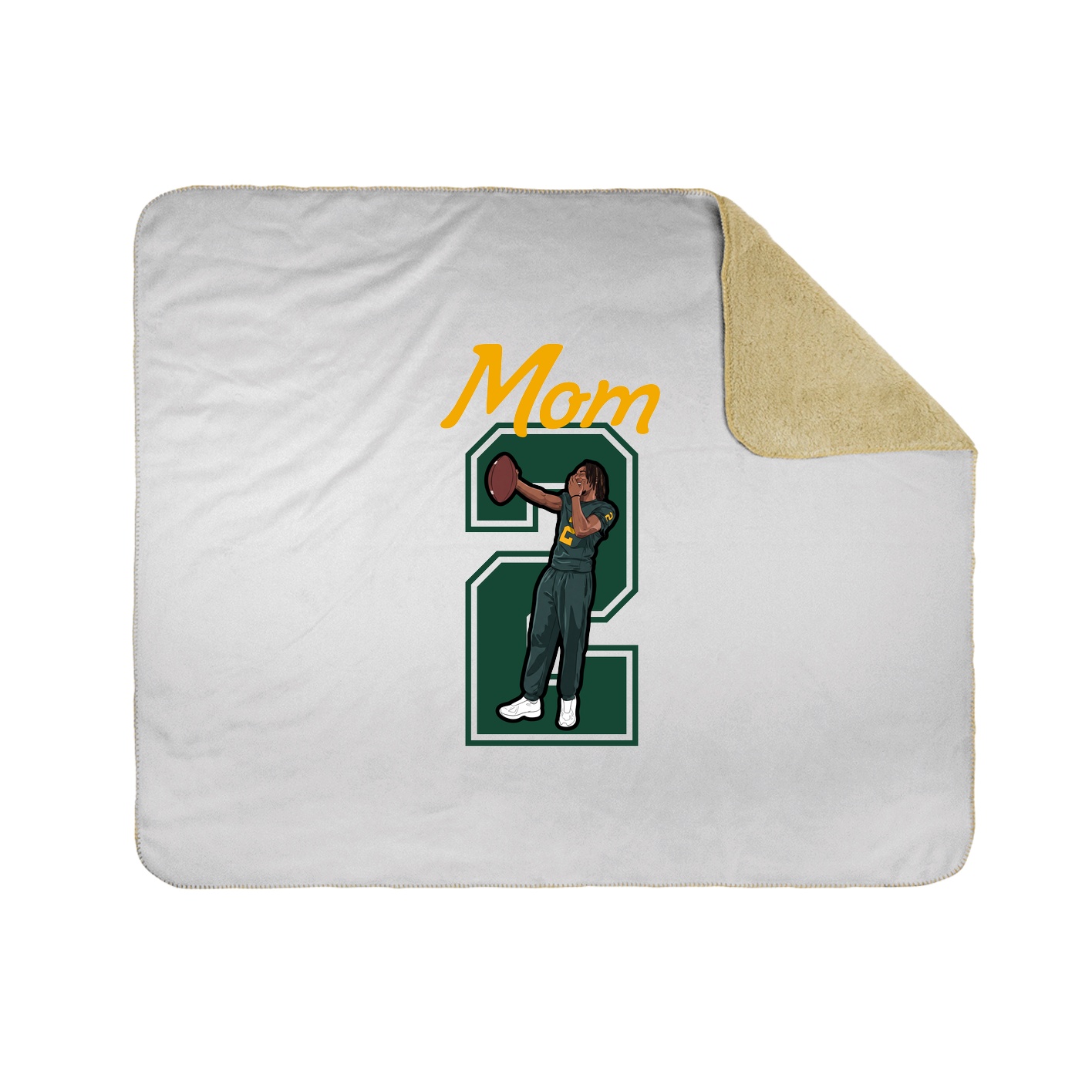 Throw Blanket — Mothers Day Shirsey in White