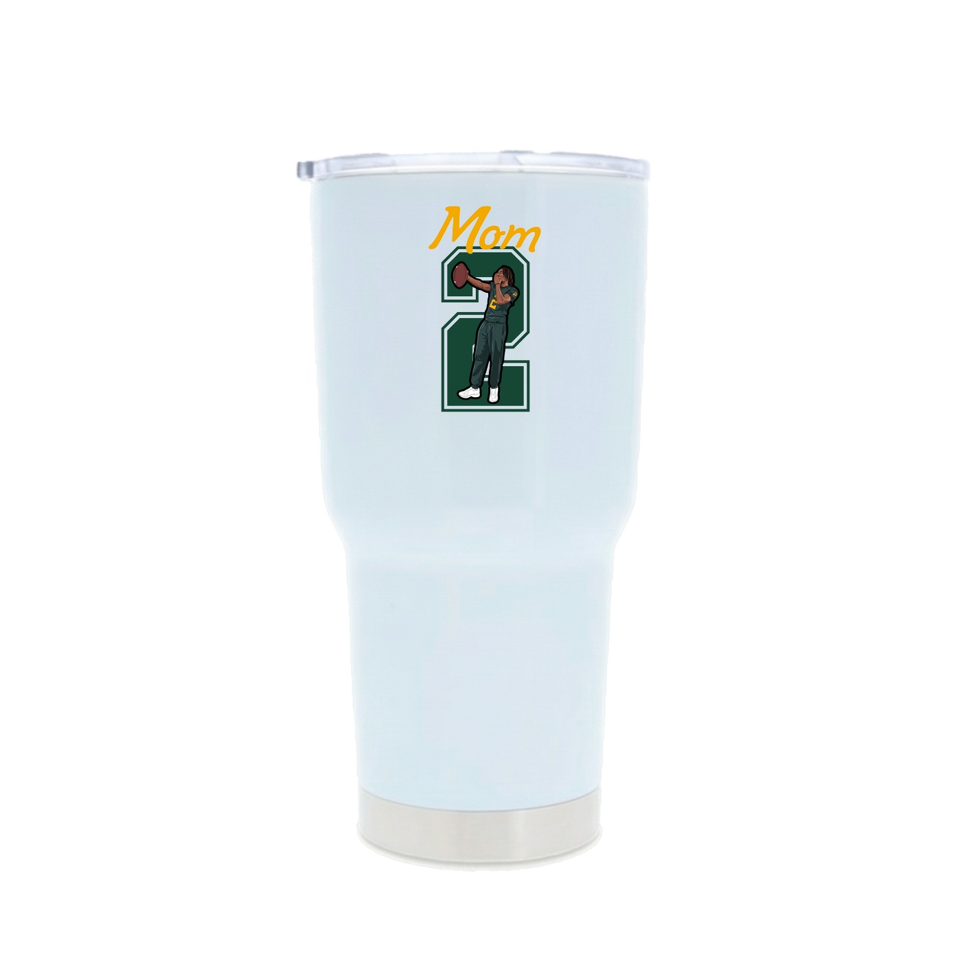 30oz Stainless Steel Tumbler — Mothers Day Shirsey in White