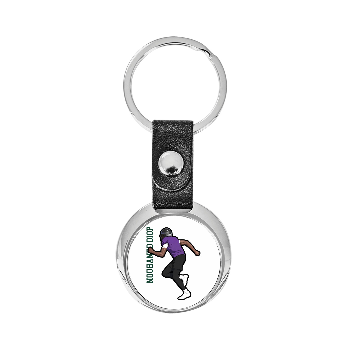 Key Chain — Name Vertical in Classic