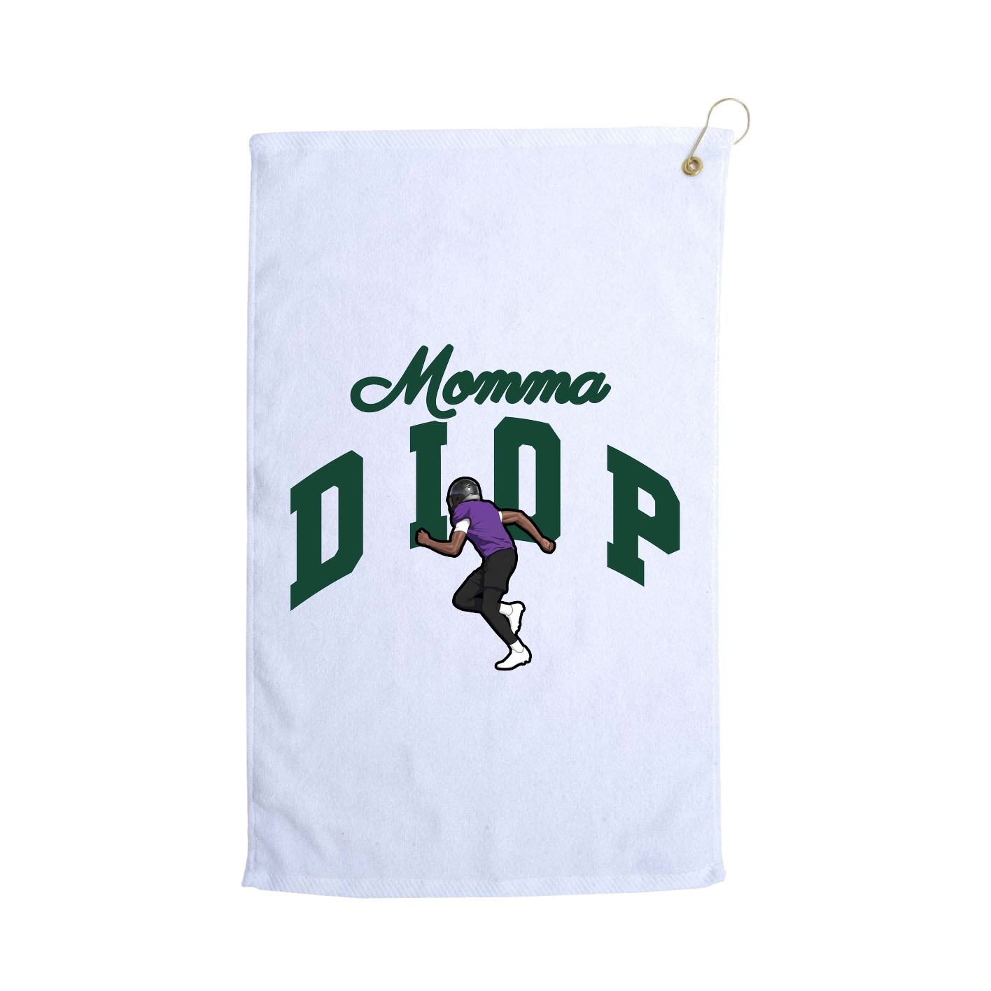 Golf Towel — Mothers Day Arch in White