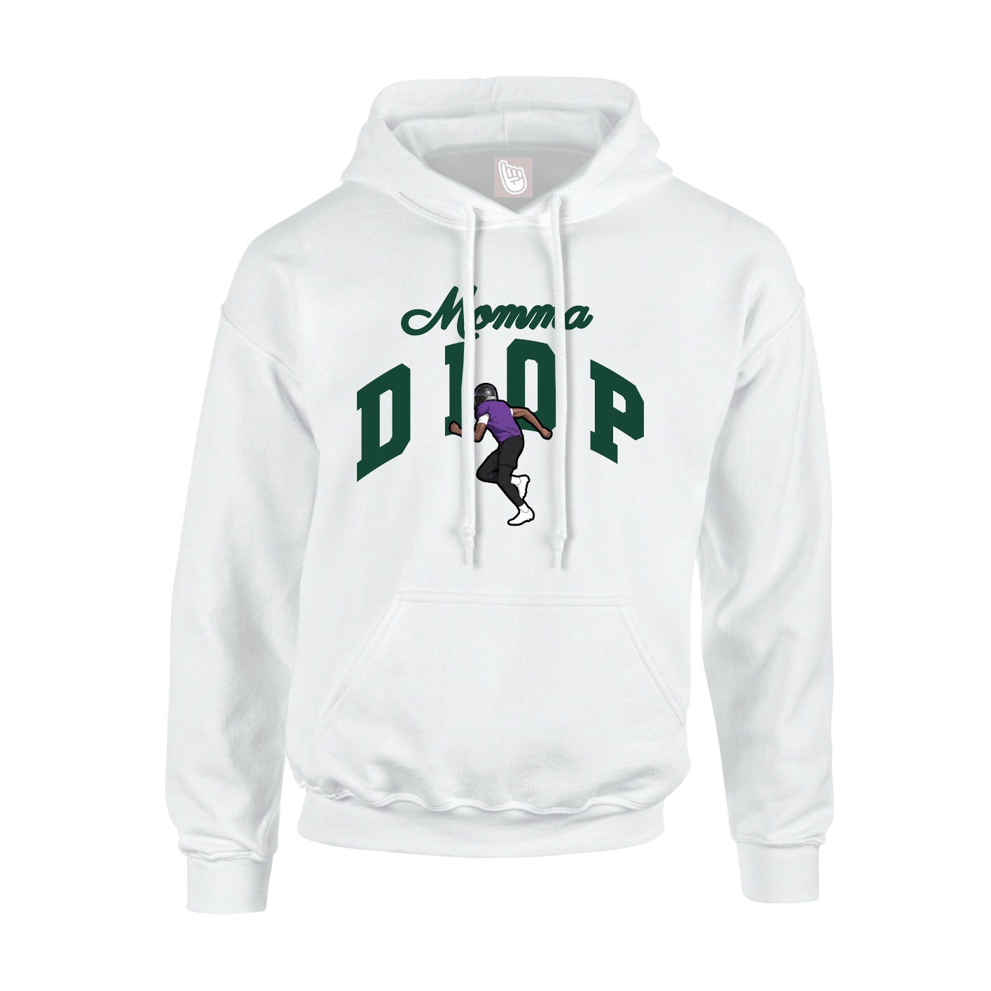 Youth Hoodie — Mothers Day Arch in White