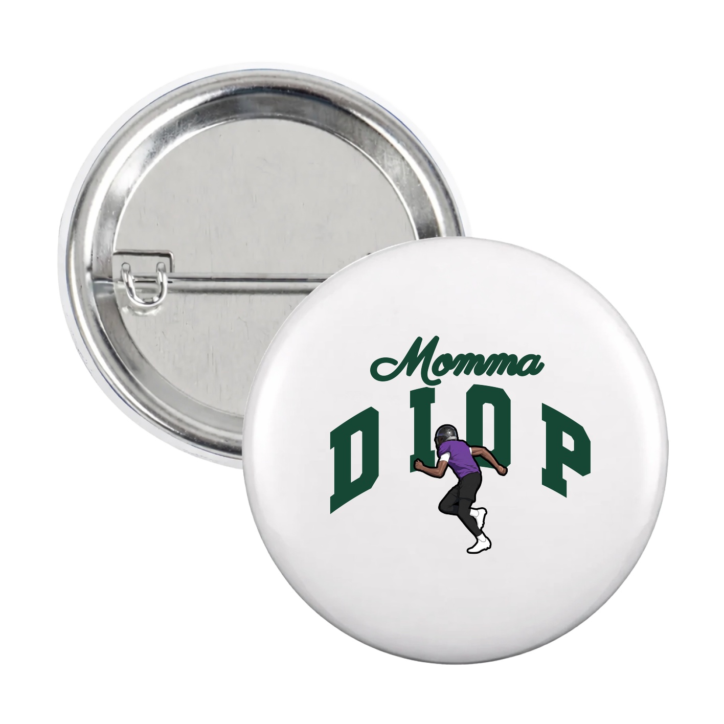 Game Day Button — Mothers Day Arch in White