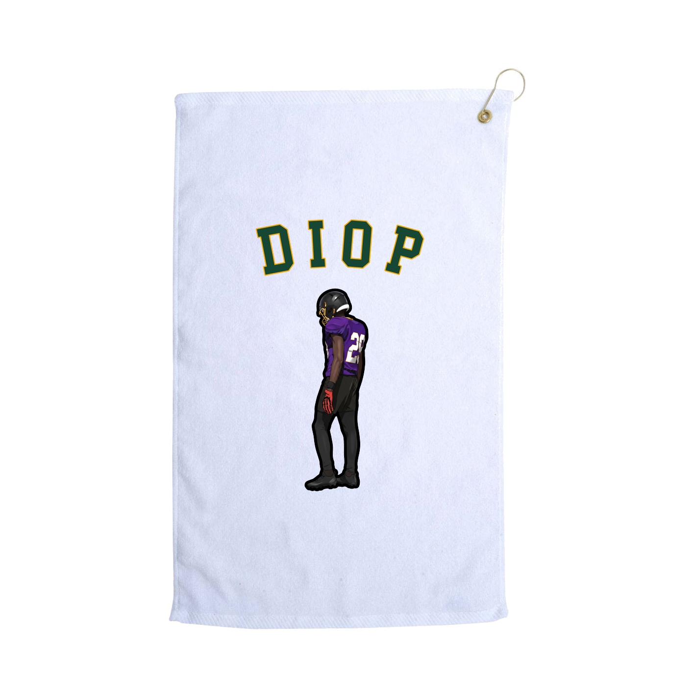 Golf Towel — Shirsey Arch in White