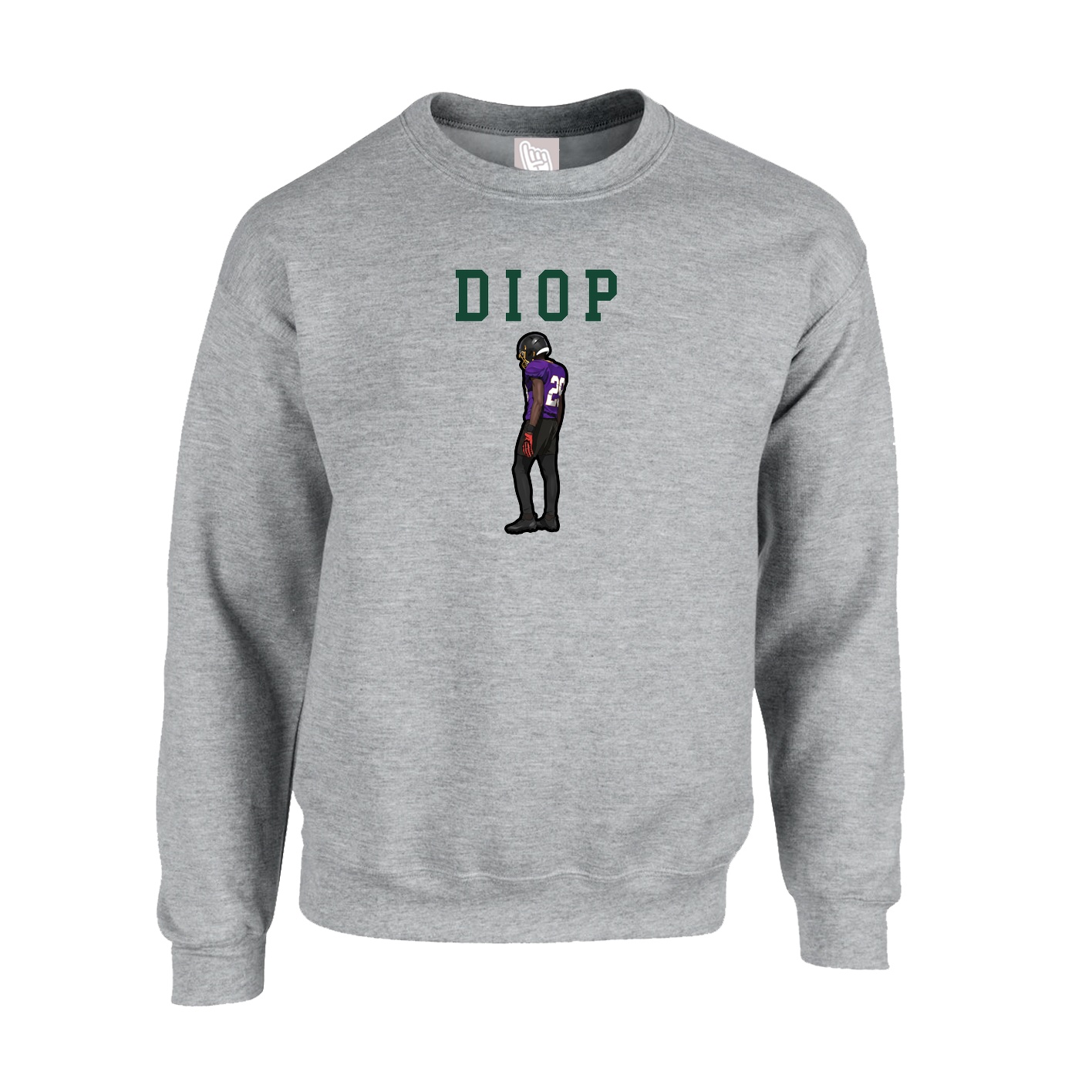 Fleece Crew — Shirsey in Grey