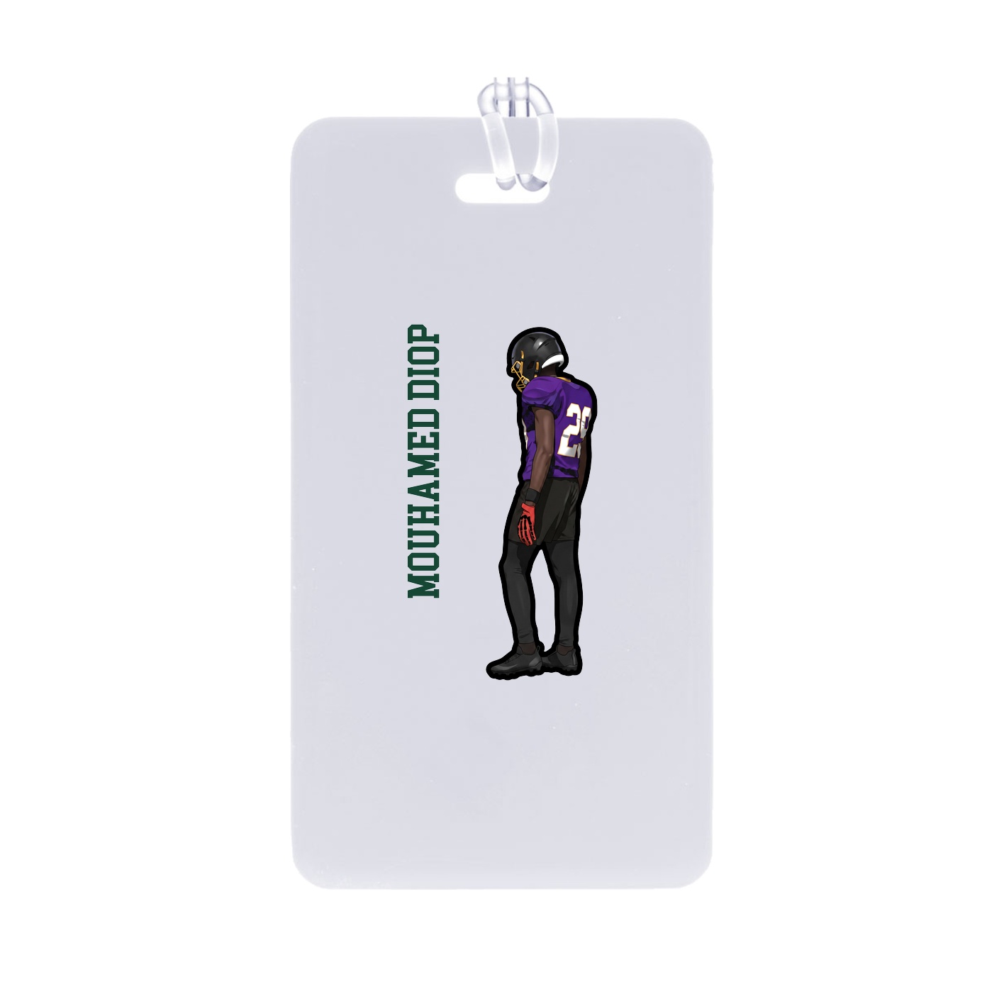 Bag Tag — Name Vertical in Classic