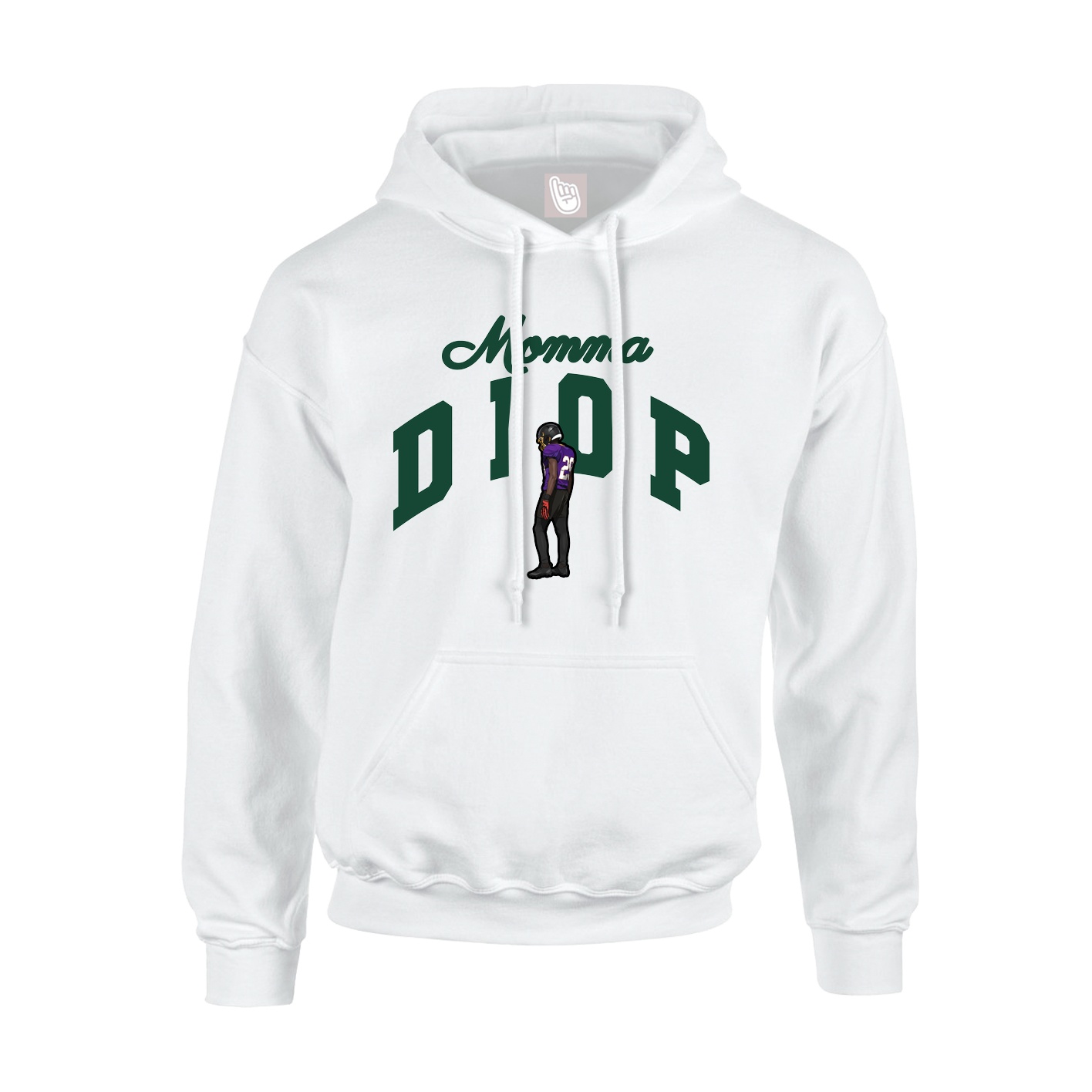 Youth Hoodie — Mothers Day Arch in White