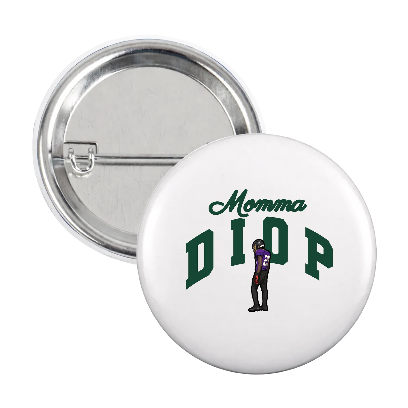 Game Day Button — Mothers Day Arch in White
