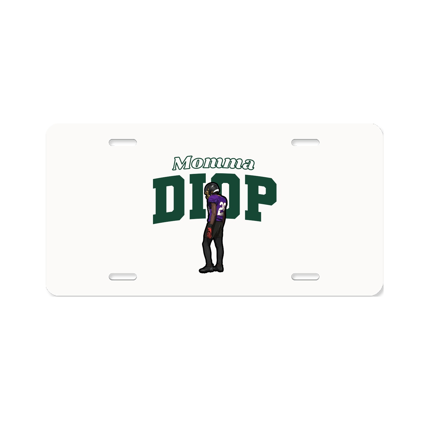 License Plate — Mothers Day Block in Classic