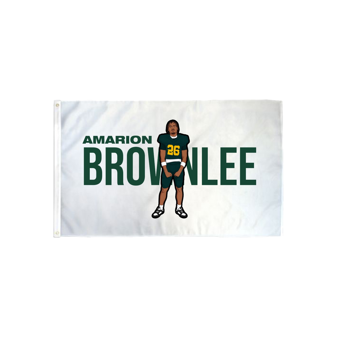3x5 Flag — Player Name in Classic