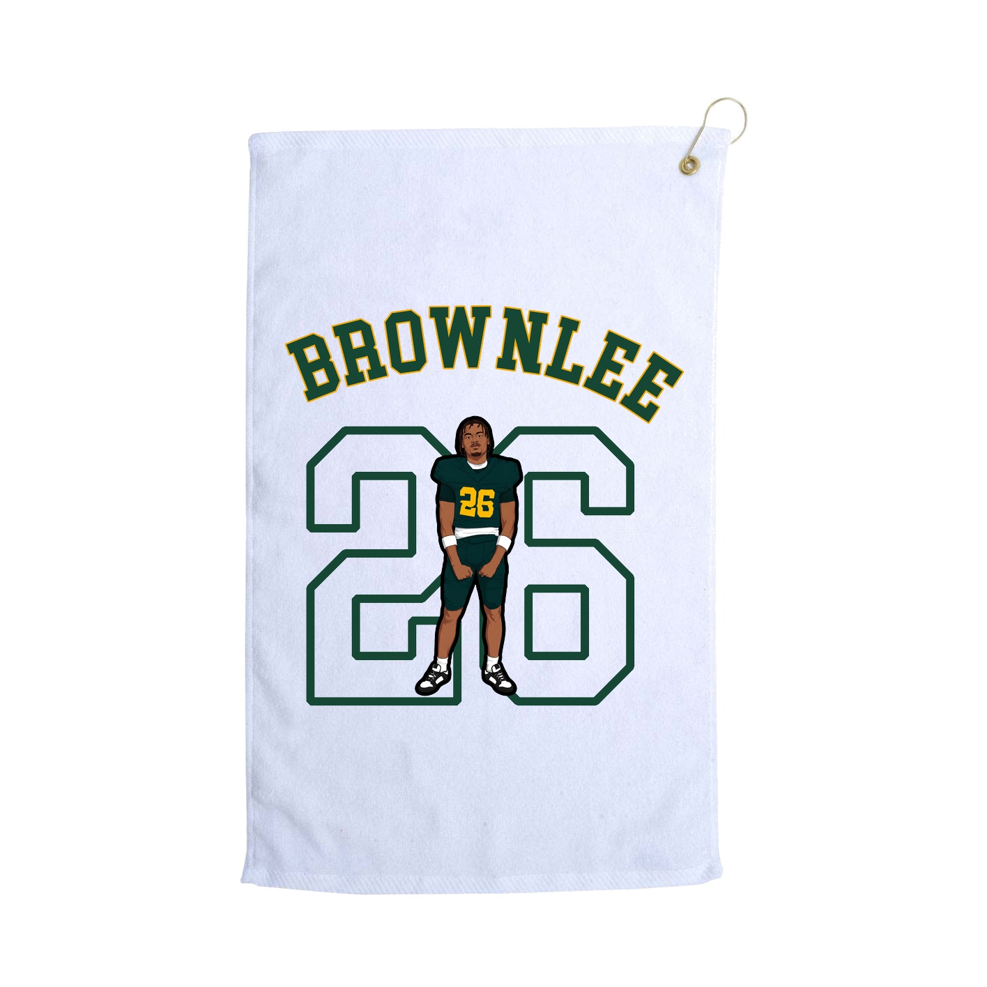 Golf Towel — Shirsey Arch in White