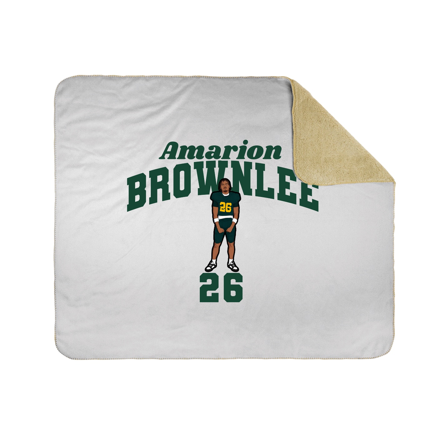 Throw Blanket — Signature Arch in White