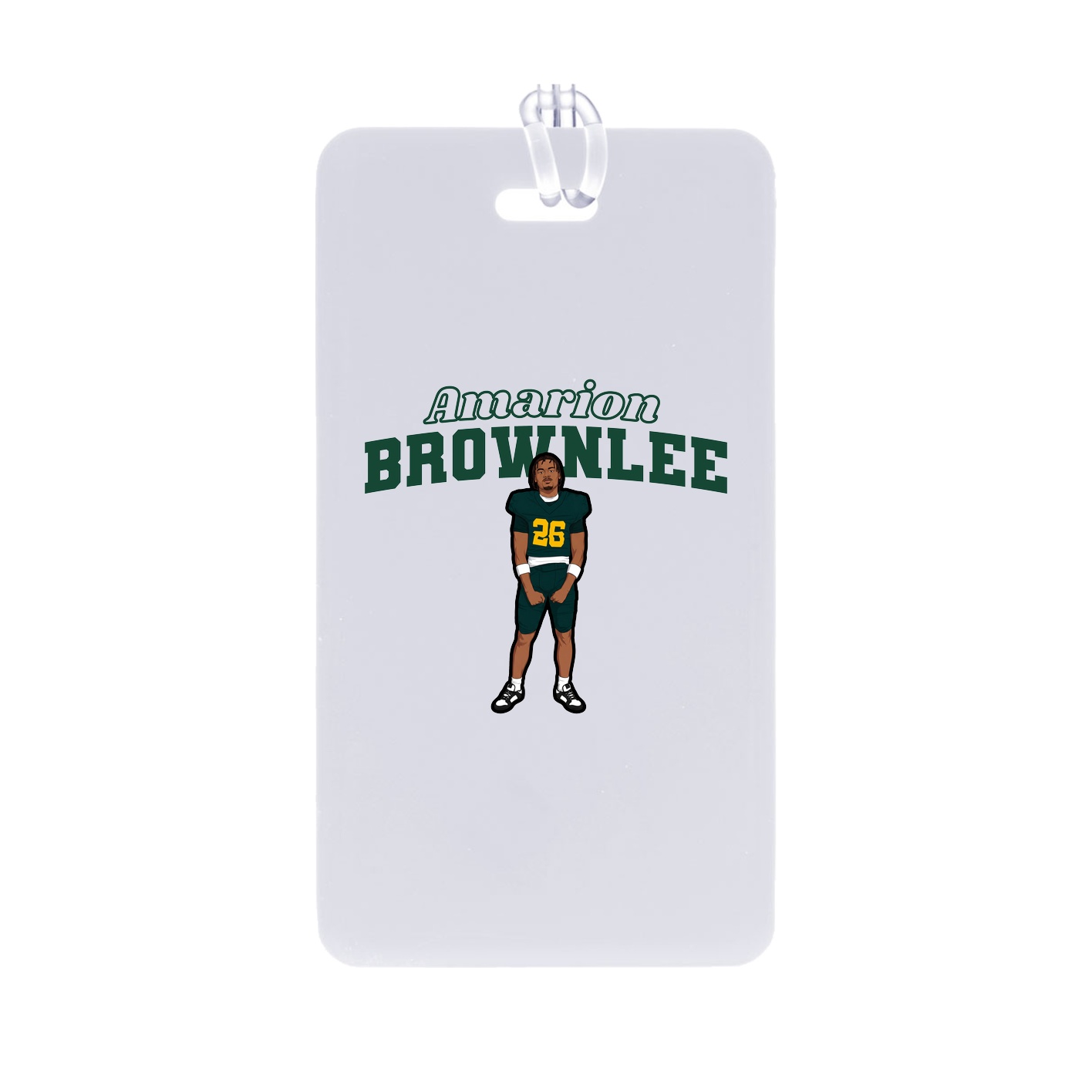Bag Tag — Name Arch in Classic
