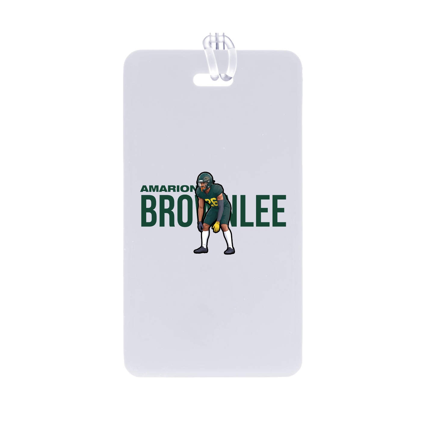 Bag Tag — Player Name in Classic