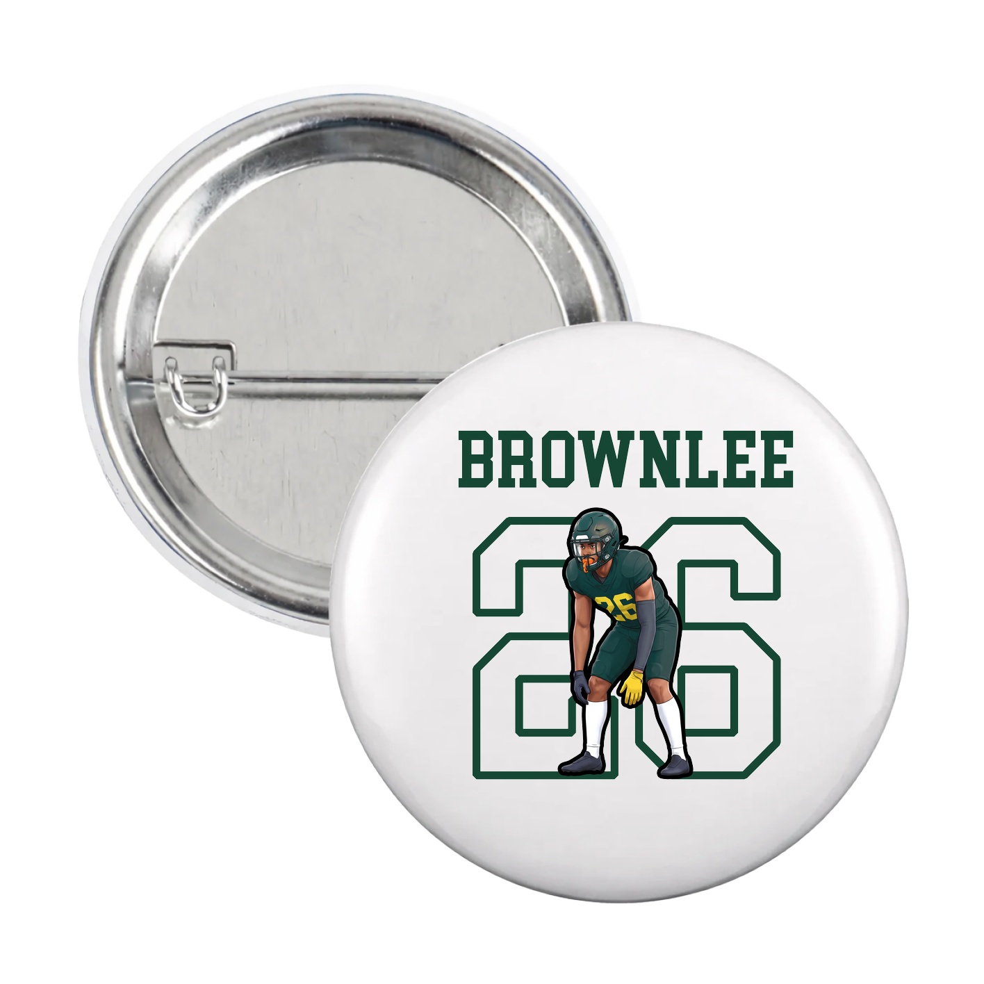 Game Day Button — Shirsey in White