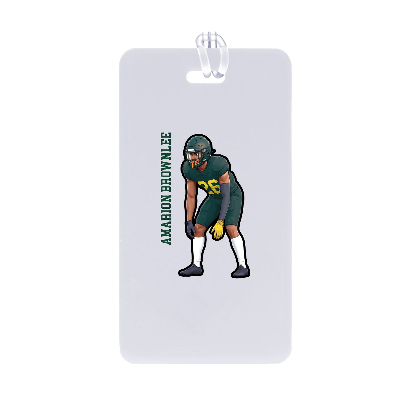 Bag Tag — Name Vertical in Classic