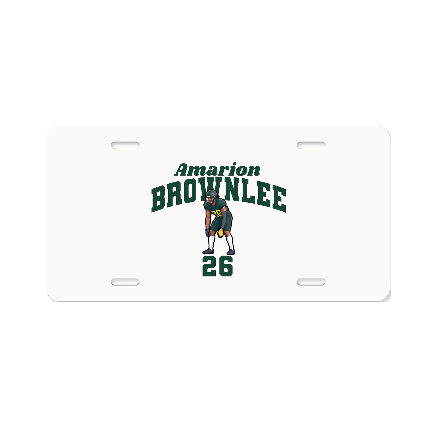 License Plate — Signature Arch in Classic