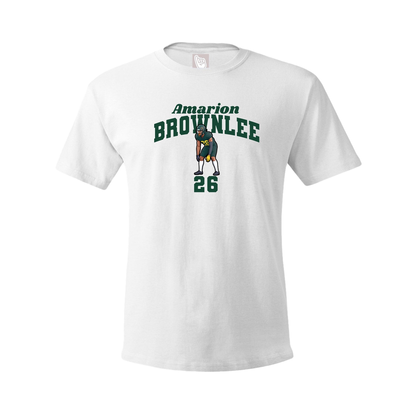 Youth Tee — Signature Arch in White