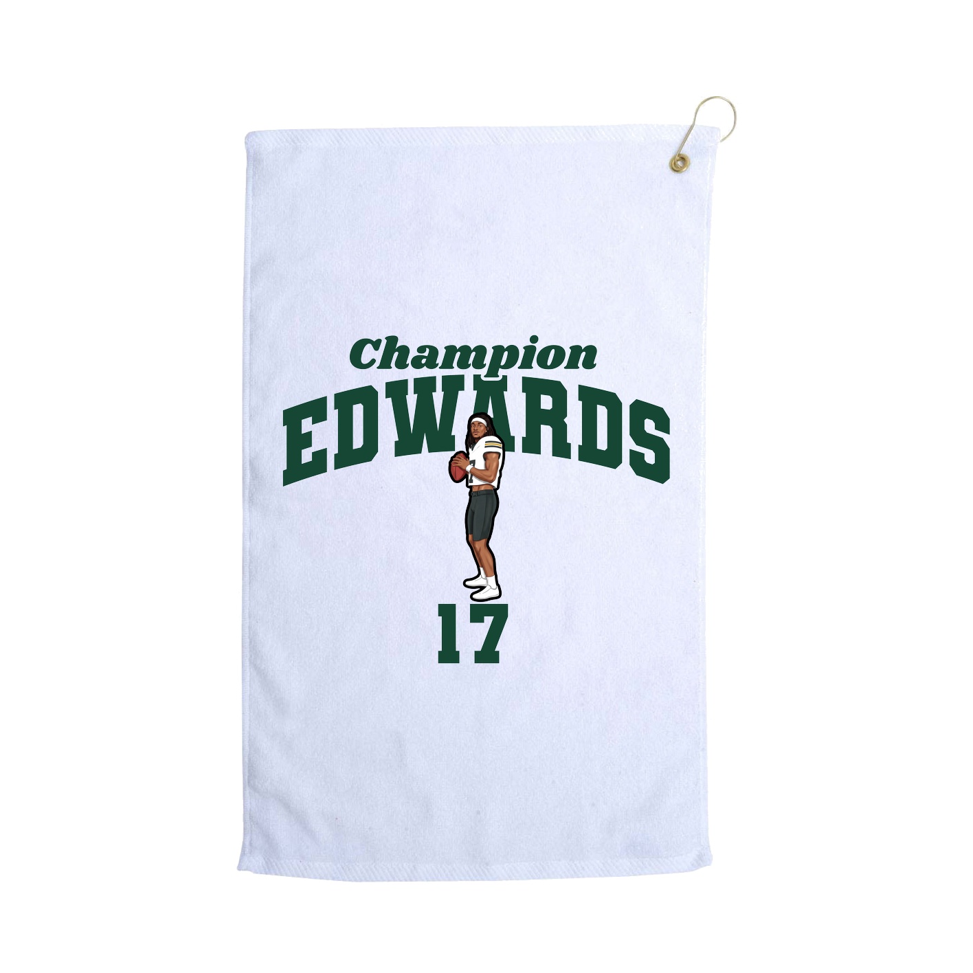 Golf Towel — Signature Arch in White