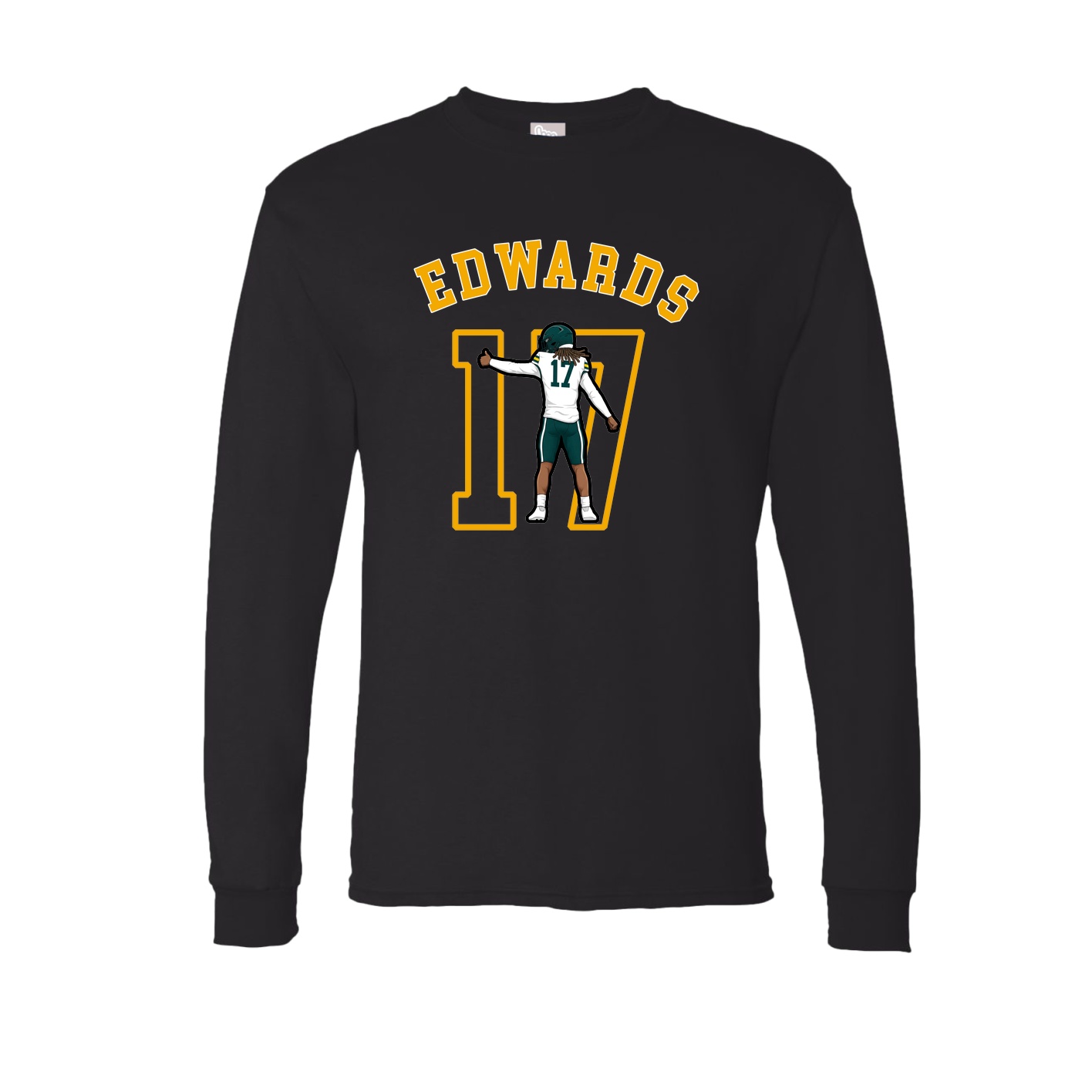 Long Sleeve Tee — Shirsey Arch in Black