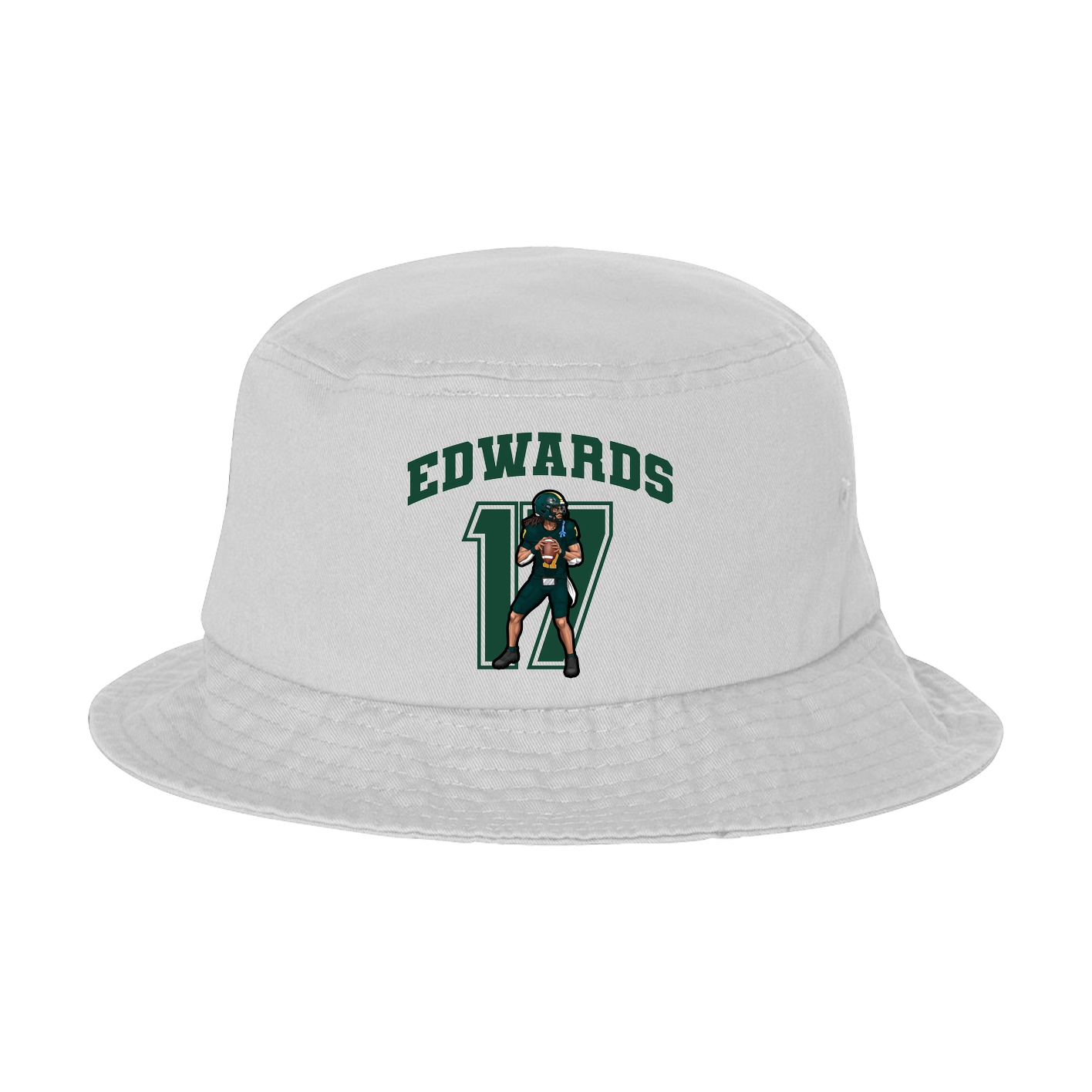 Bucket Cap — Number in White