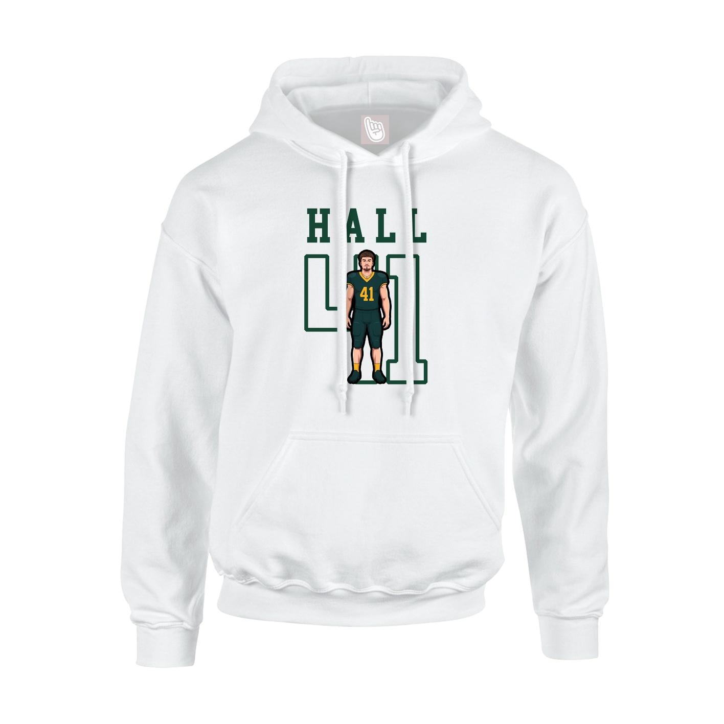 Hoodie — Shirsey in White