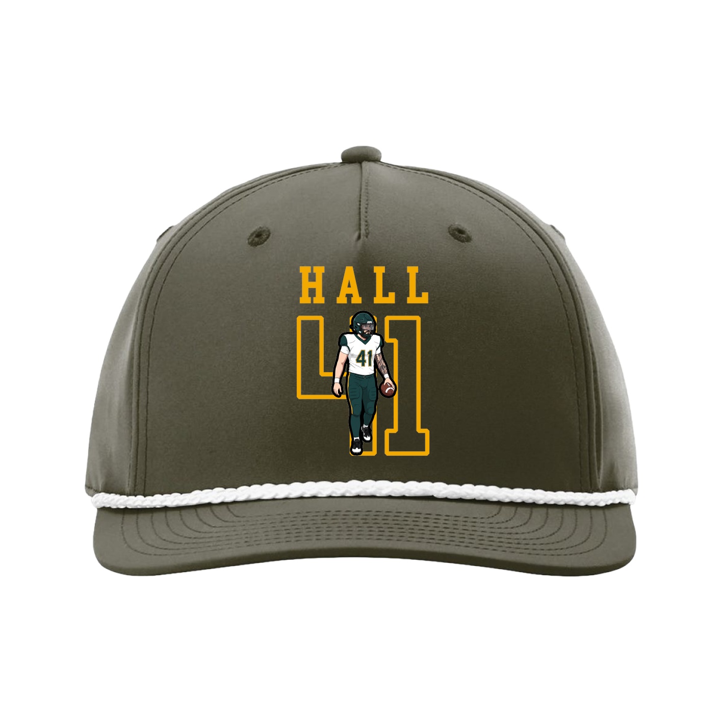 Five-Panel Classic Rope Cap — Shirsey in Green