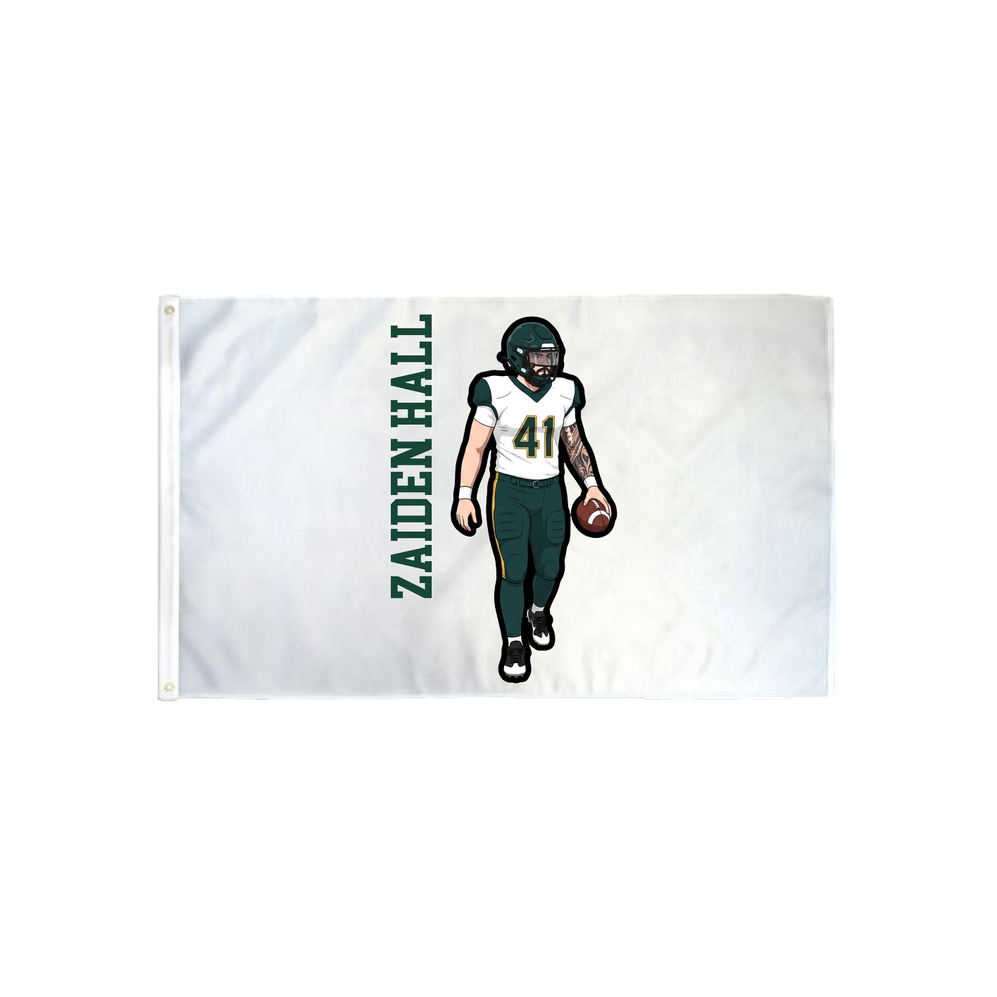 3x5 Flag — Name Vertical in Classic