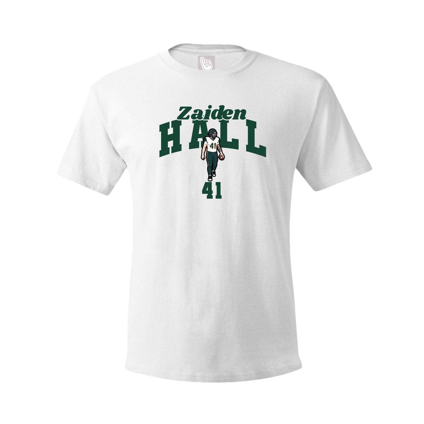 Youth Tee — Signature Arch in White
