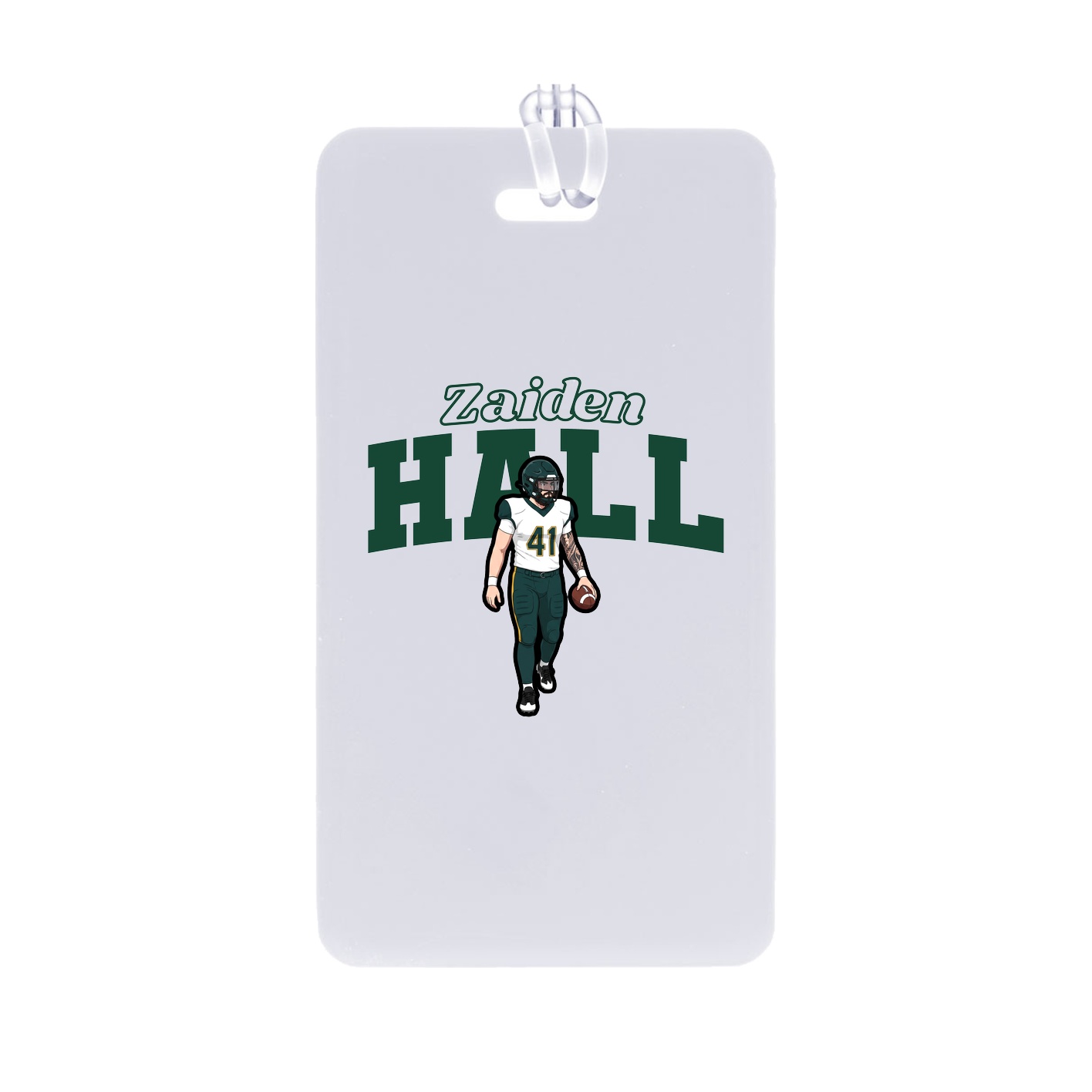 Bag Tag — Name Arch in Classic