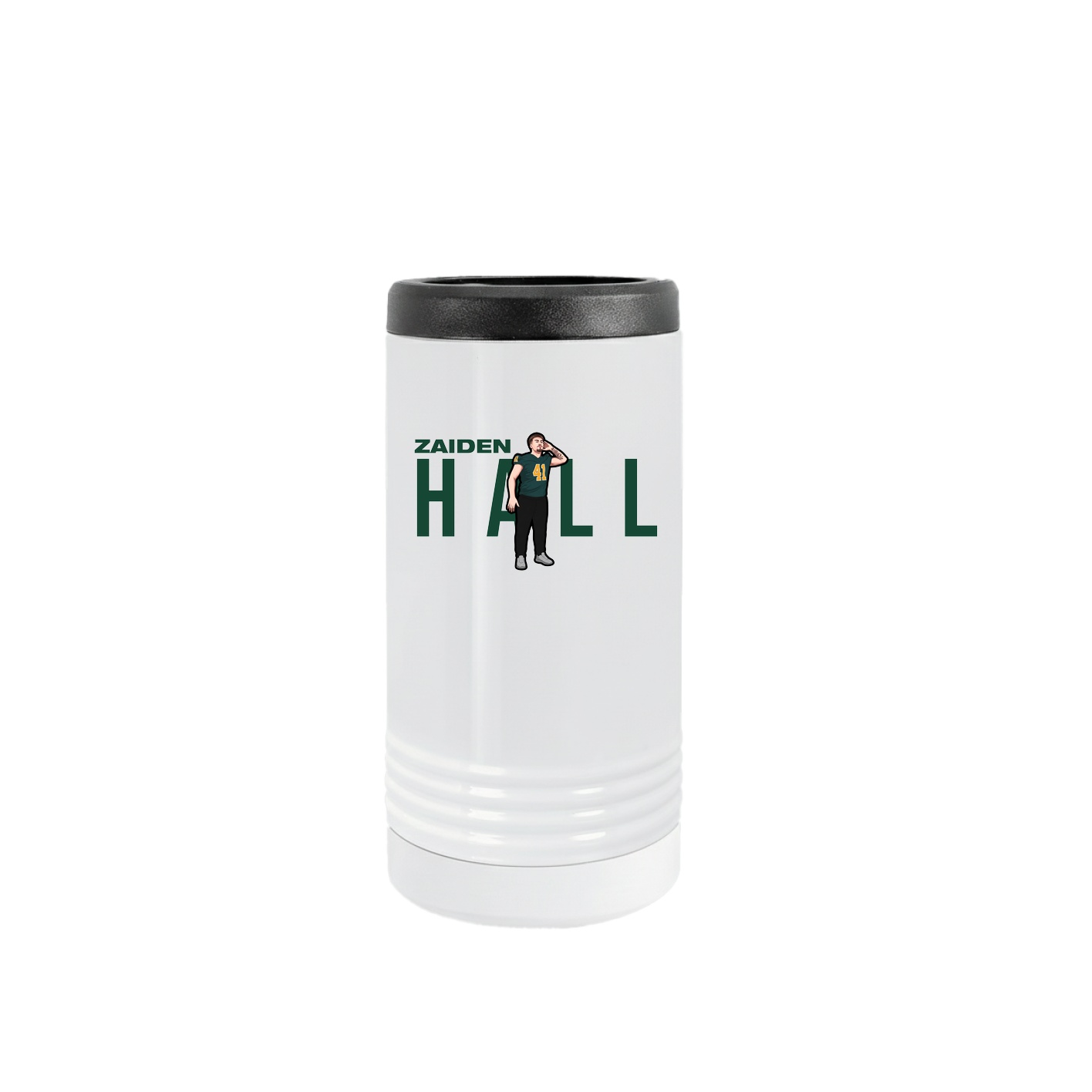 Slim Beverage Holder — Player Name in White
