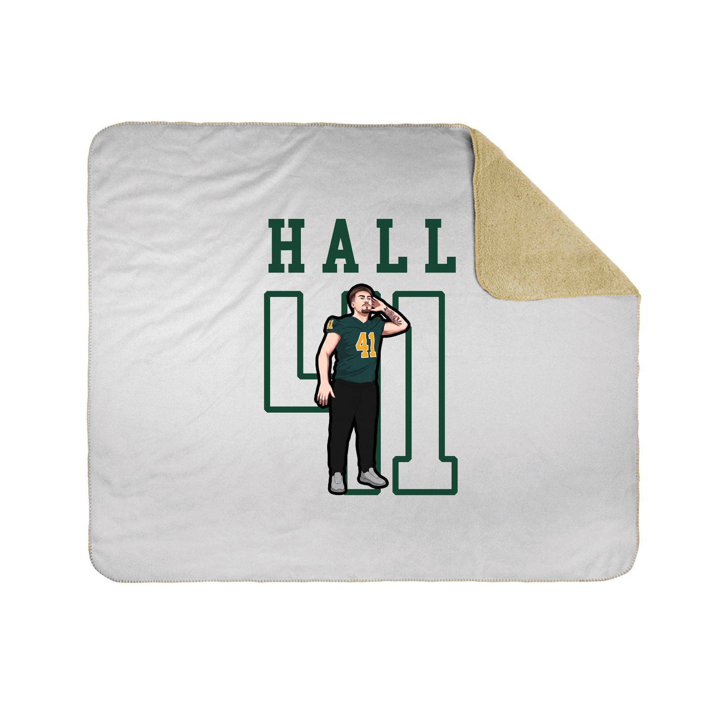 Throw Blanket — Shirsey in White