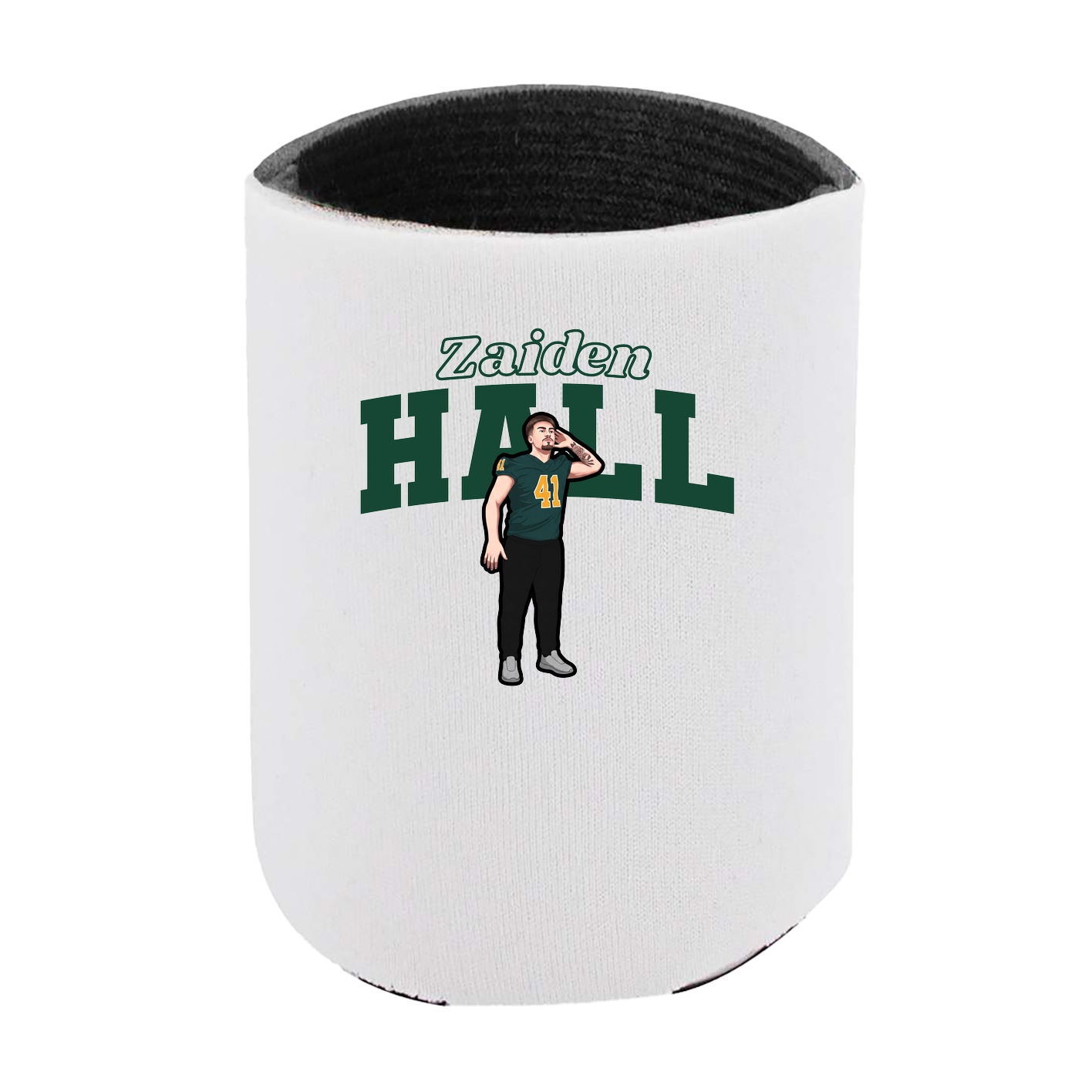 Can Holder — Name Arch in White