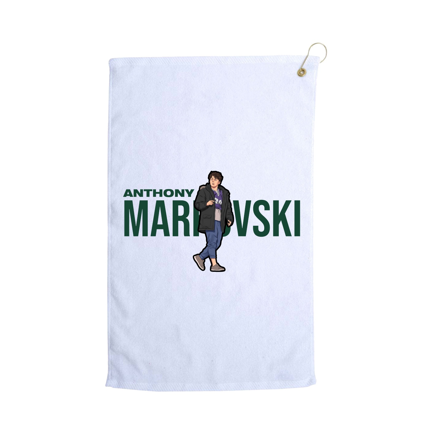 Golf Towel — Player Name in White