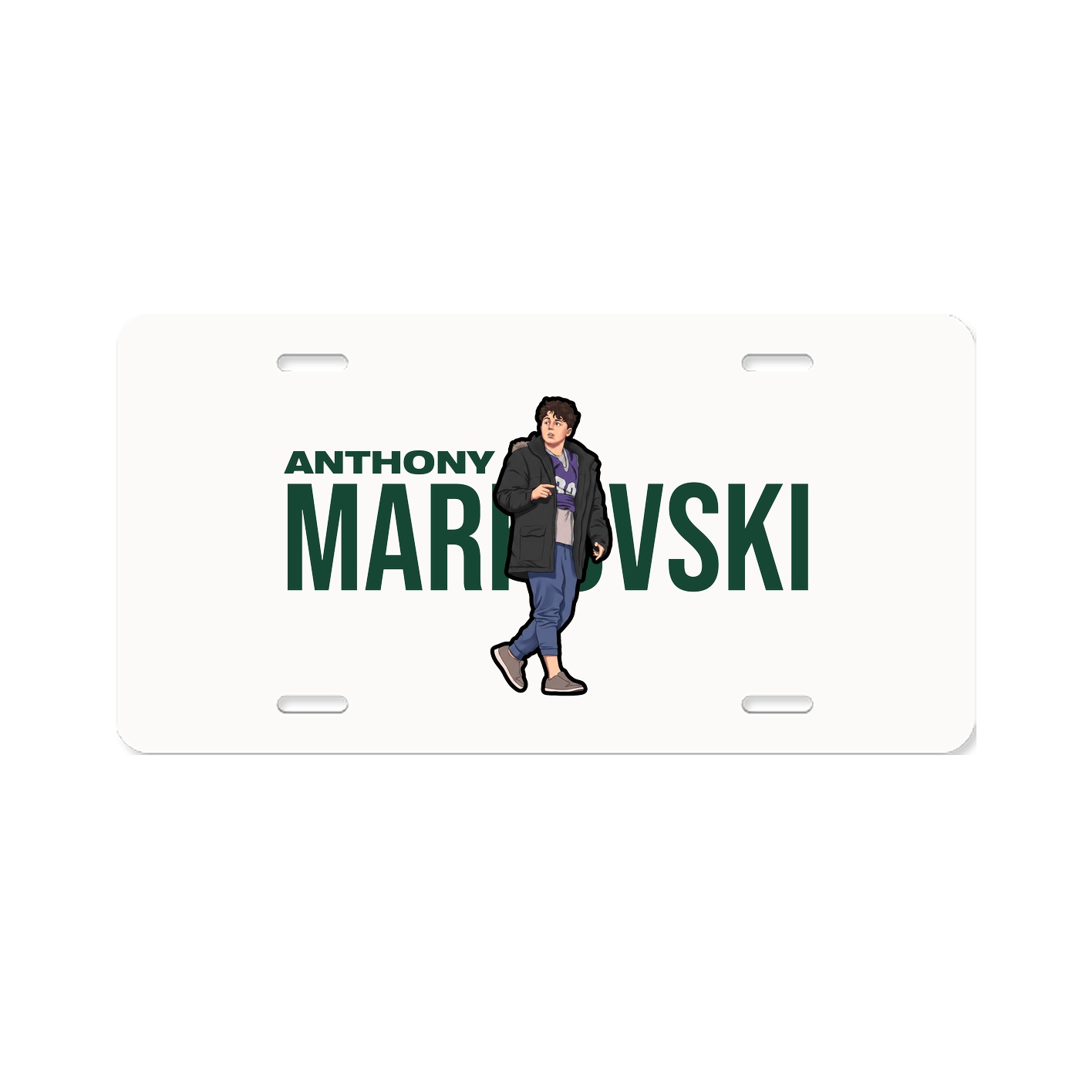 License Plate — Player Name in Classic