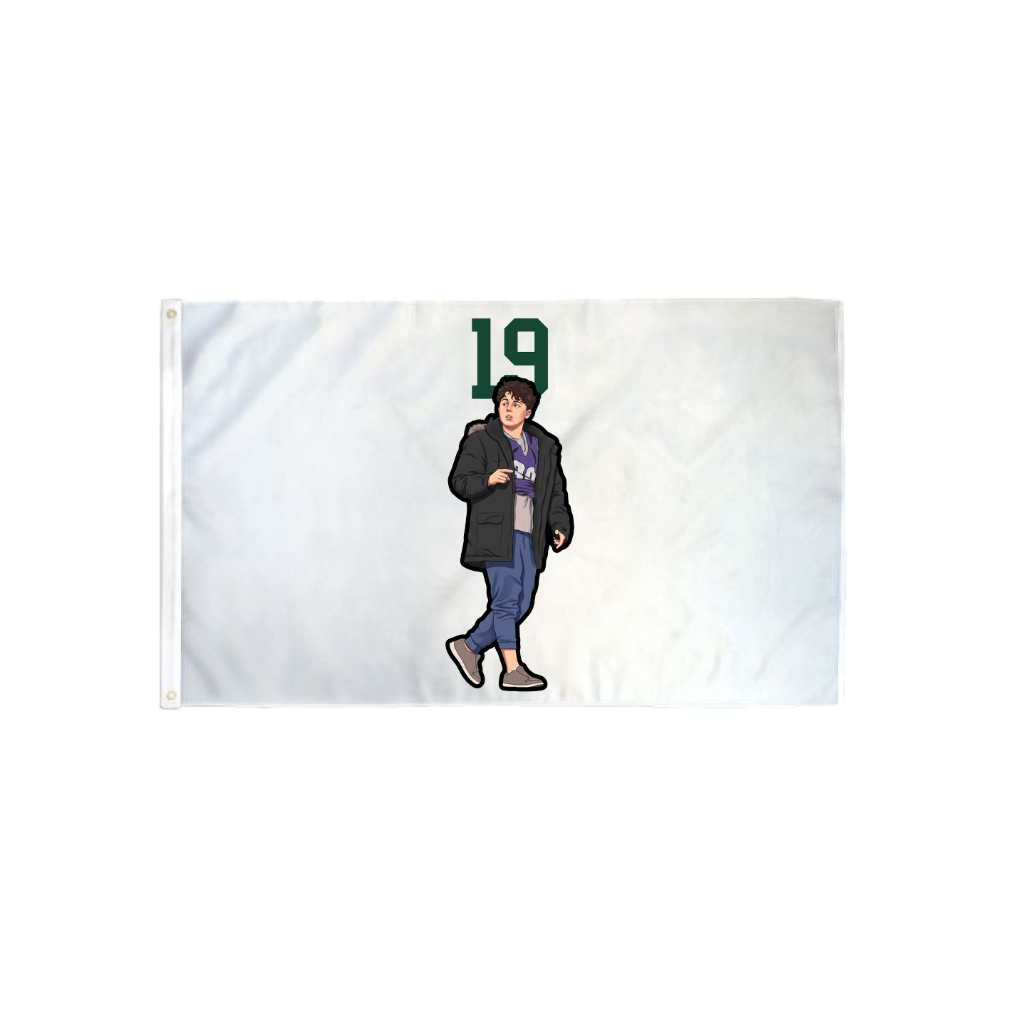 3x5 Flag — Number Top in Classic