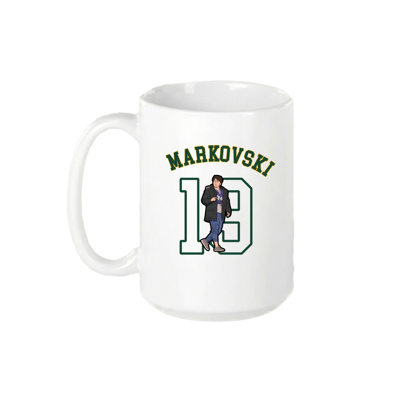 15oz Coffee Mug — Shirsey Arch in White