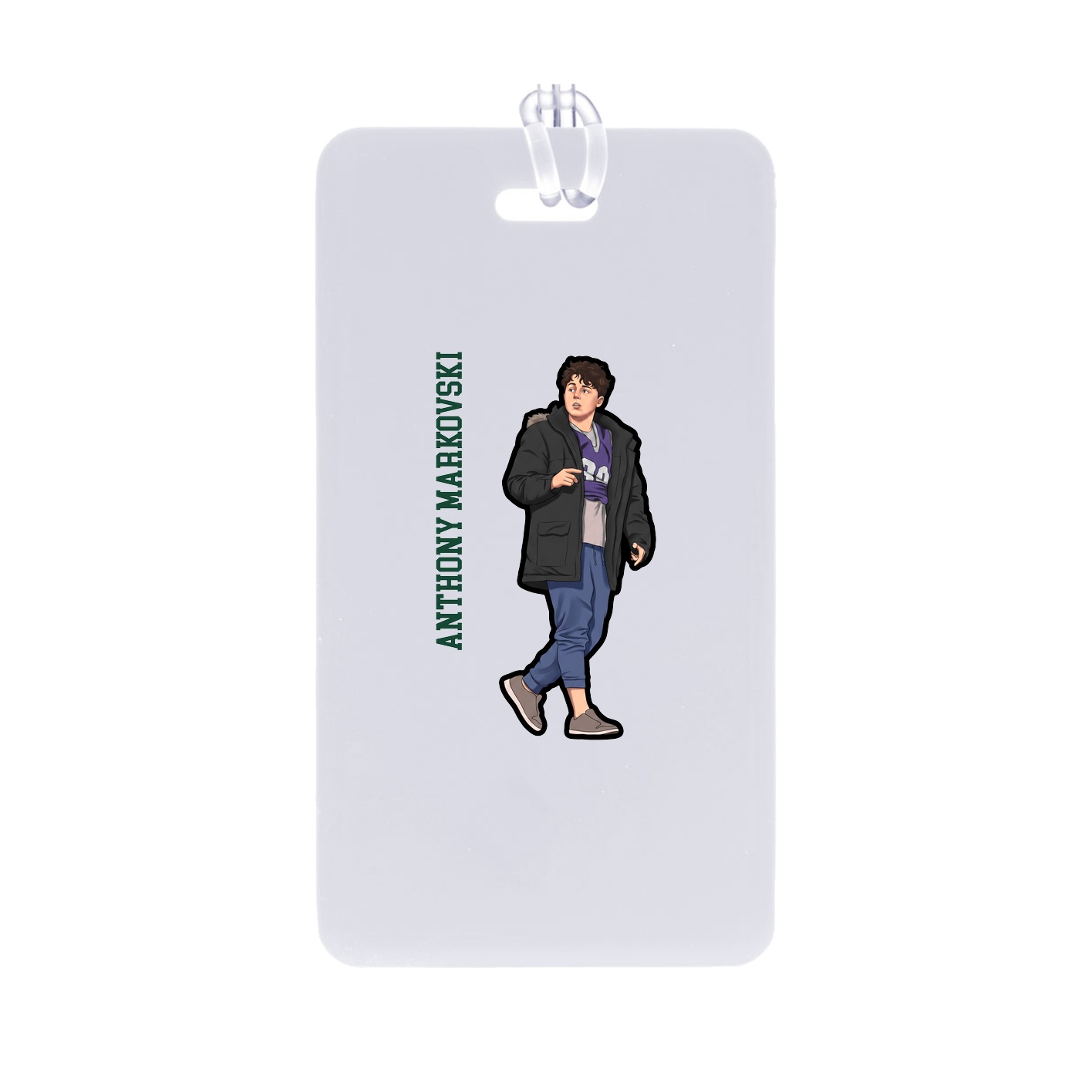 Bag Tag — Name Vertical in Classic