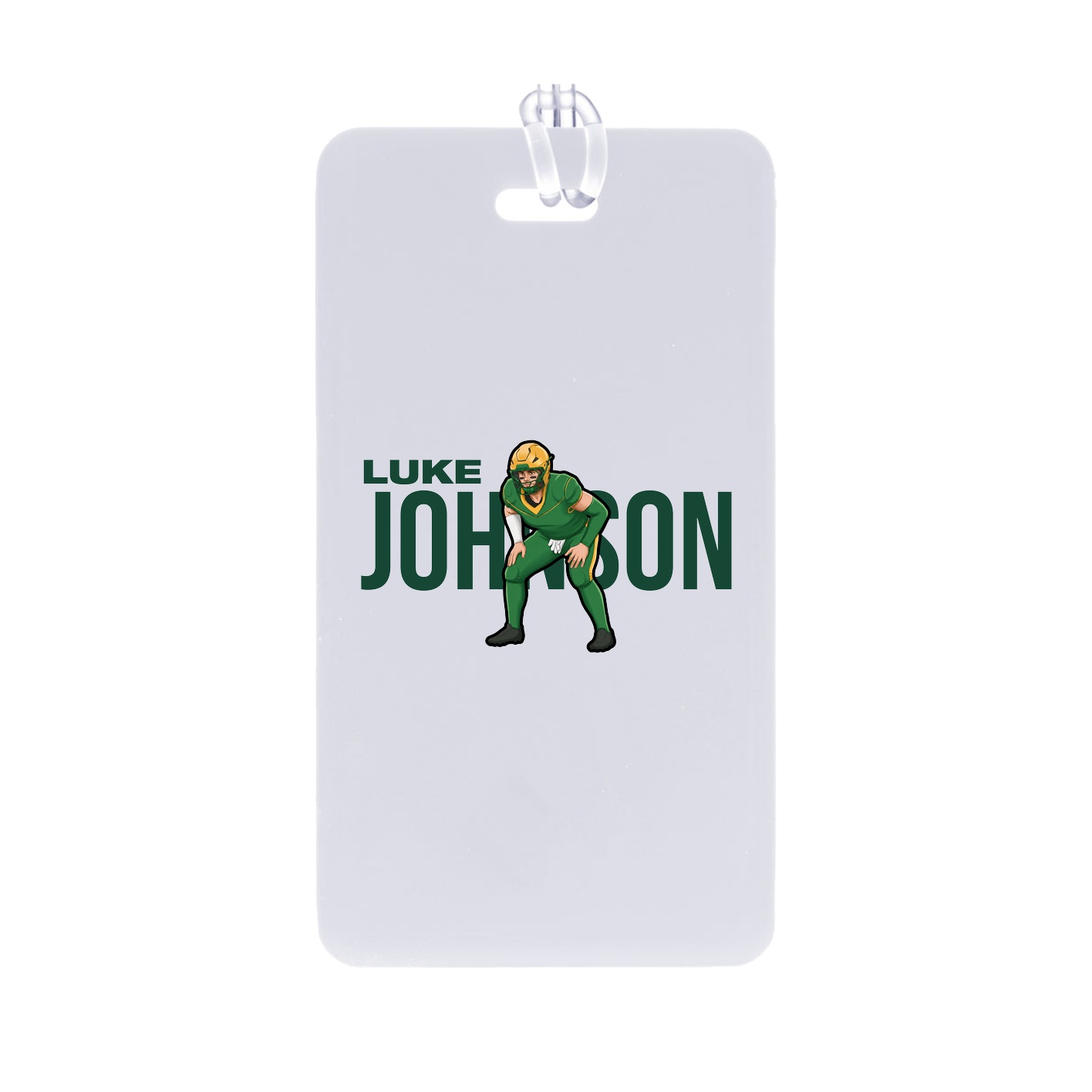 Bag Tag — Player Name in Classic